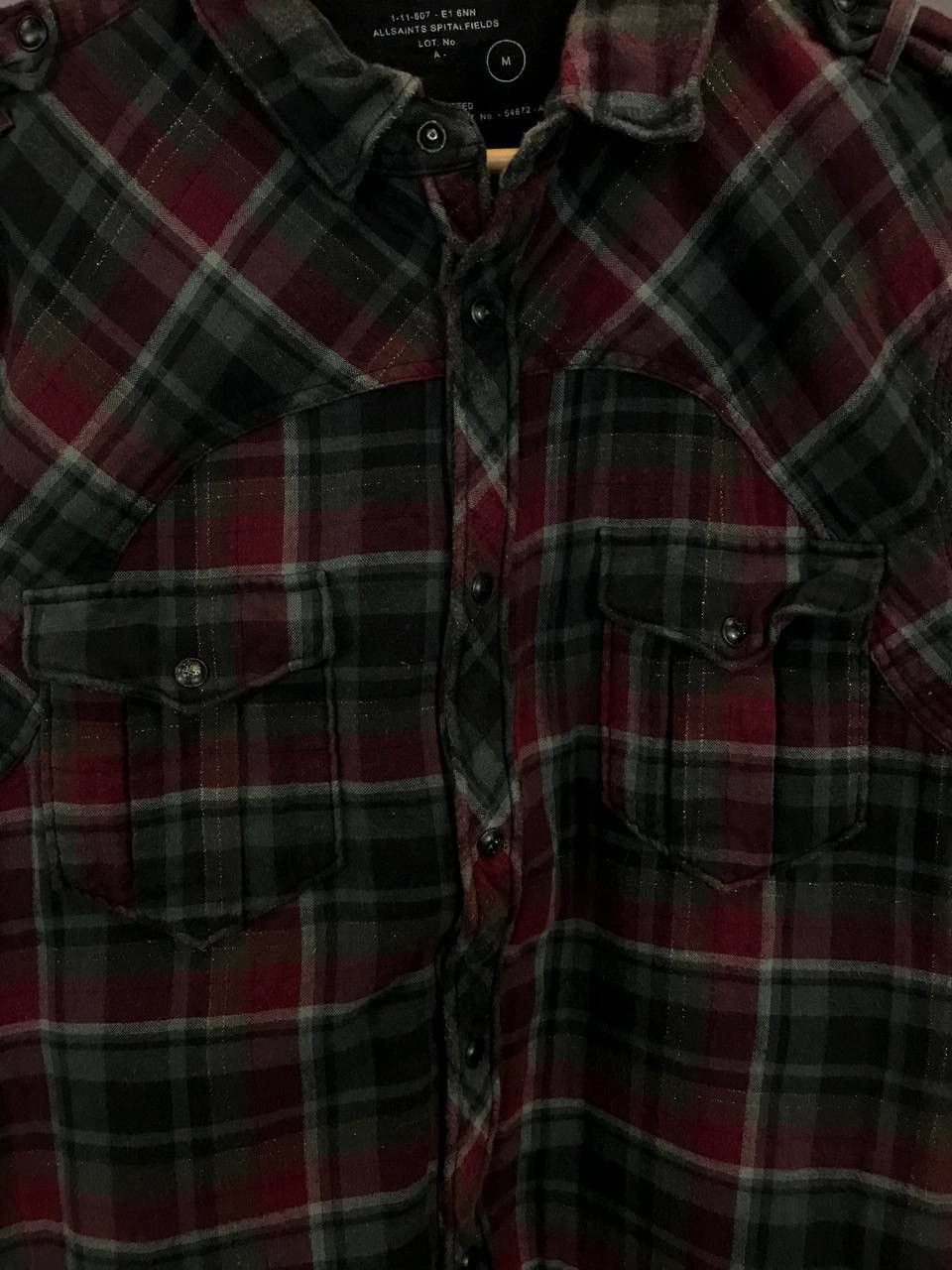 Allsaints Allsaints vintage flannel shirt Size US M / EU 48-50 / 2 - 3 Thumbnail
