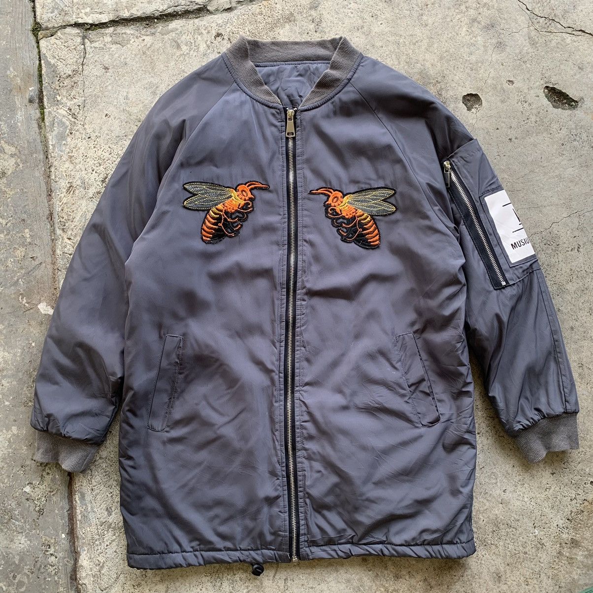Japanese Brand Musium Rab style bee patch bomber jacket Size US M / EU 48-50 / 2 - 6 Thumbnail