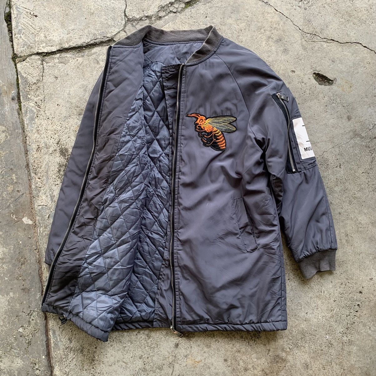 Japanese Brand Musium Rab style bee patch bomber jacket Size US M / EU 48-50 / 2 - 14 Thumbnail