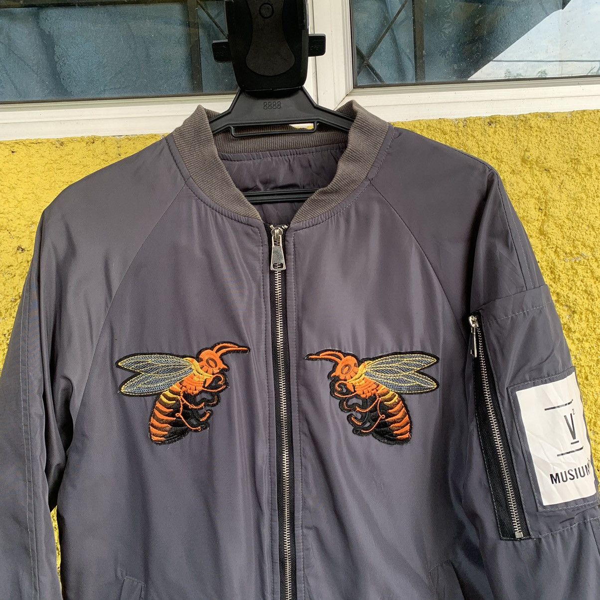 Japanese Brand Musium Rab style bee patch bomber jacket Size US M / EU 48-50 / 2 - 3 Thumbnail