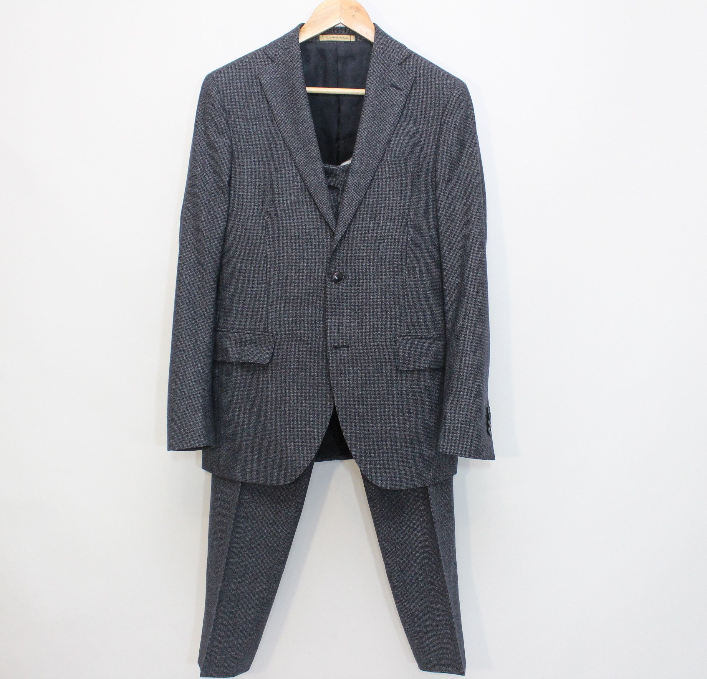 Other Lattore Sartoria Wool Suit Mens Size 46 - S Hand MadeRare Size 46R - 2 Thumbnail