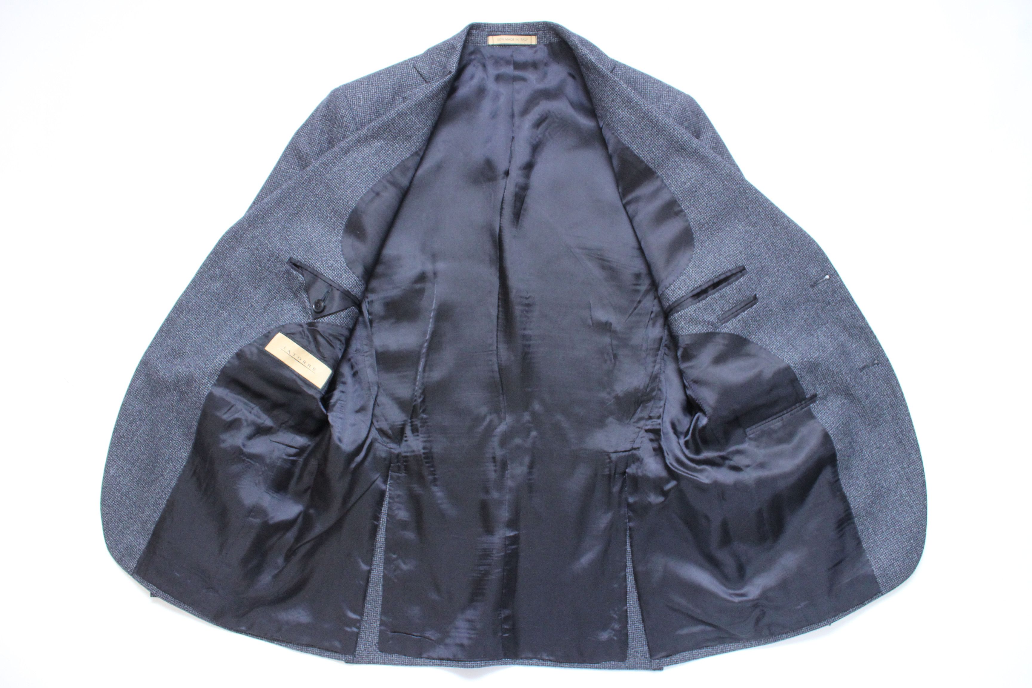 Other Lattore Sartoria Wool Suit Mens Size 46 - S Hand MadeRare Size 46R - 6 Thumbnail
