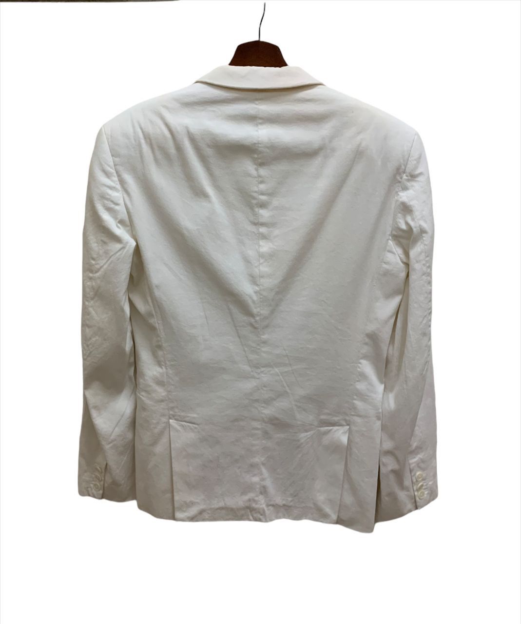Raf Simons SS07 Runway Single Button No Pocket Off-White Blazer Size US S / EU 44-46 / 1 - 3 Thumbnail