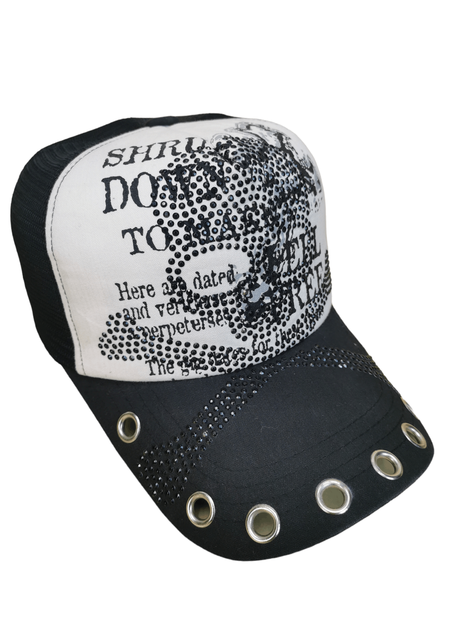 Seditionaries SEDITIONARIES X SKULL TRUCKER HAT CAP A2 Size ONE SIZE - 3 Thumbnail