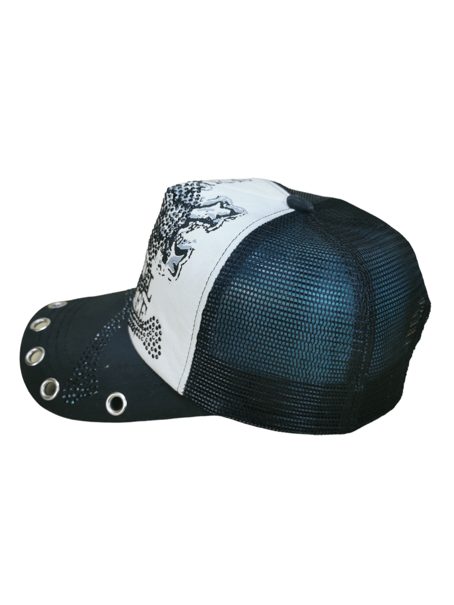Seditionaries SEDITIONARIES X SKULL TRUCKER HAT CAP A2 Size ONE SIZE - 4 Thumbnail