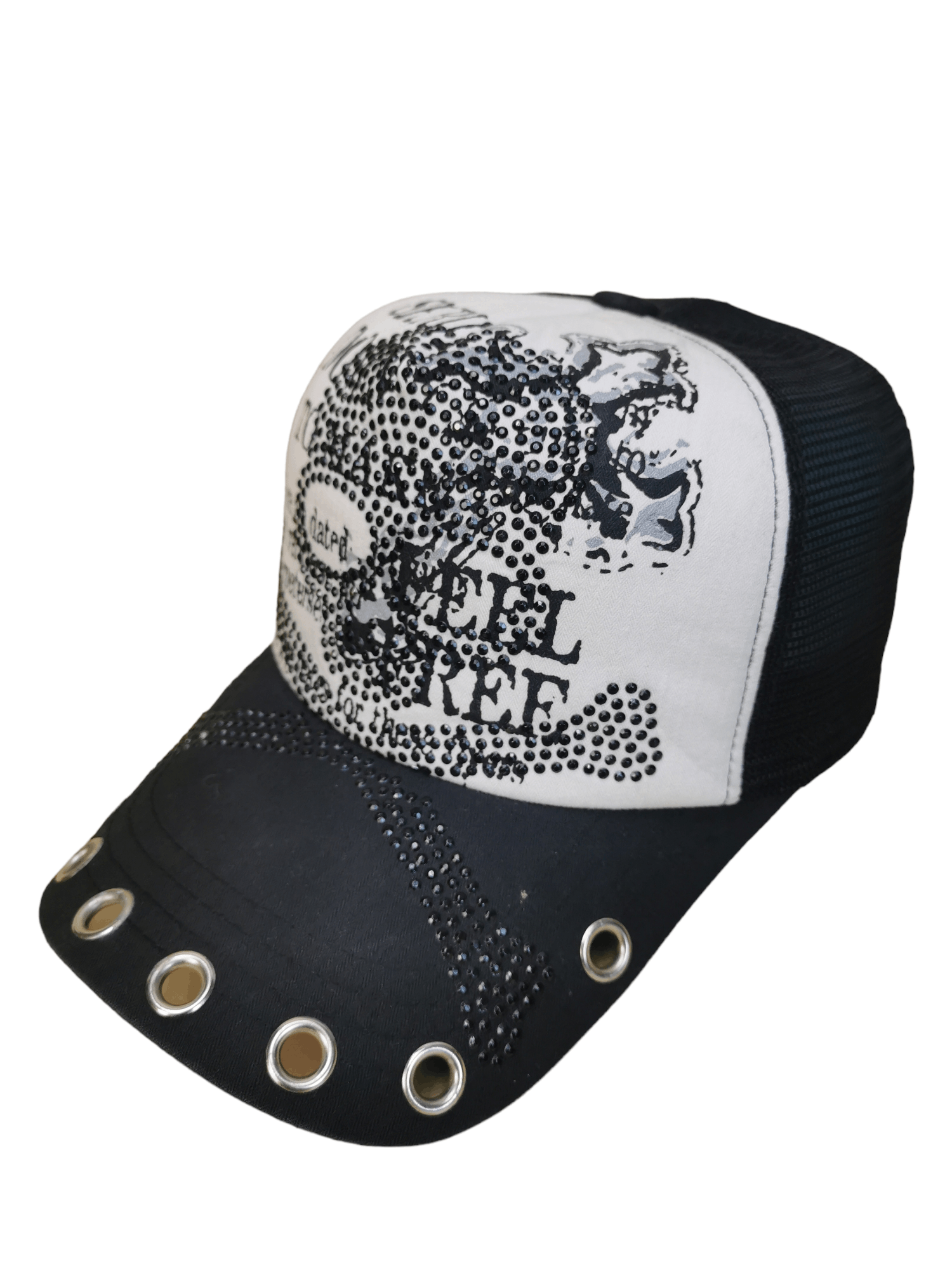 Seditionaries SEDITIONARIES X SKULL TRUCKER HAT CAP A2 Size ONE SIZE - 2 Thumbnail