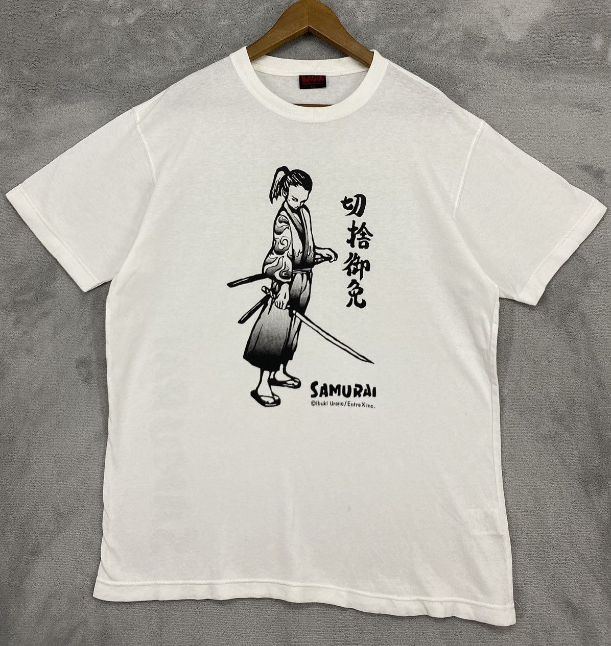 Vintage Ibuki Urano /Entre X Ine Samurai T-Shirts Size US L / EU 52-54 / 3 - 1 Thumbnail