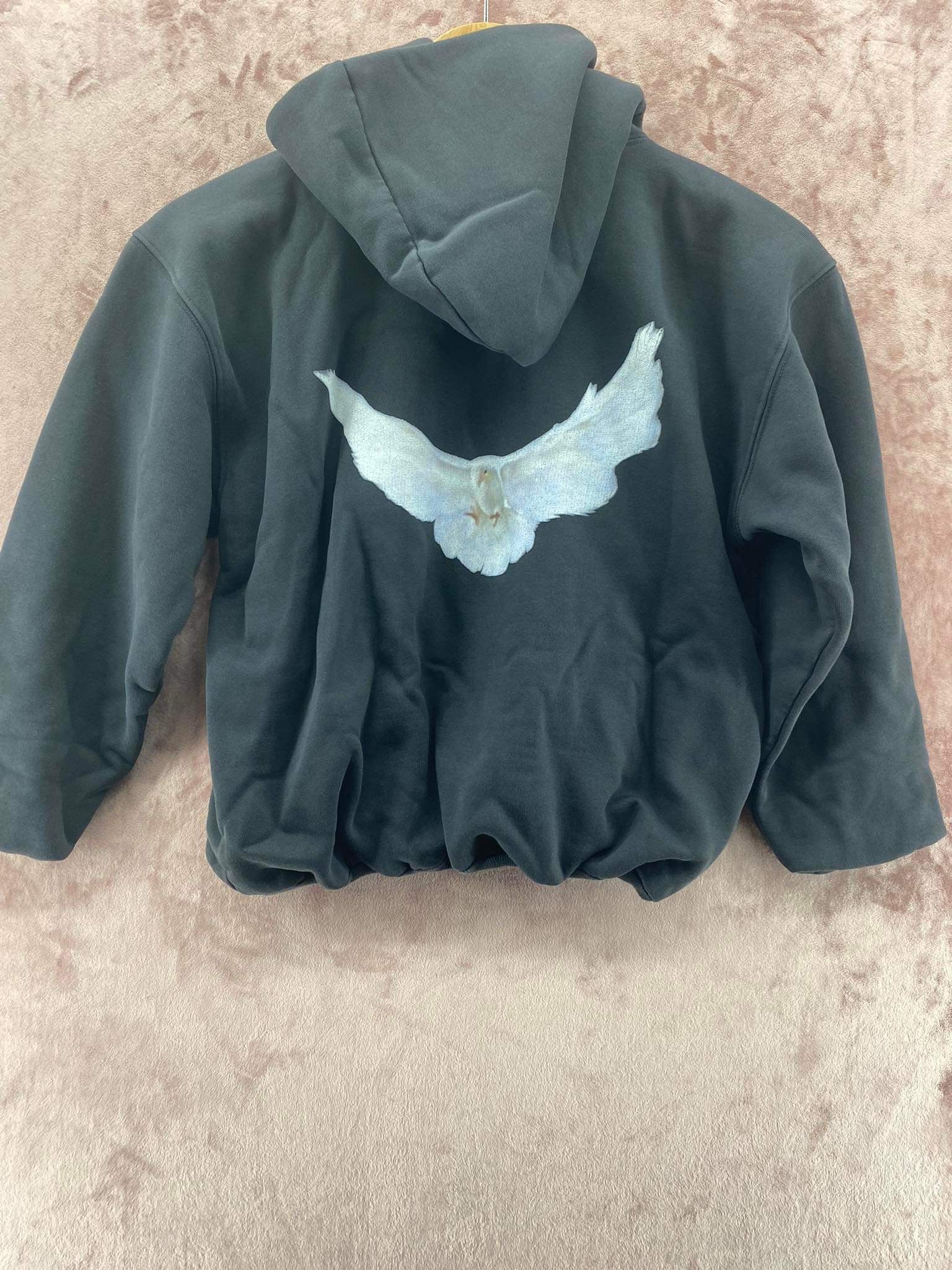 image of Yeezy Gap Engineered By Balenciaga Kid's Dove Hoodie Black (Size Small)