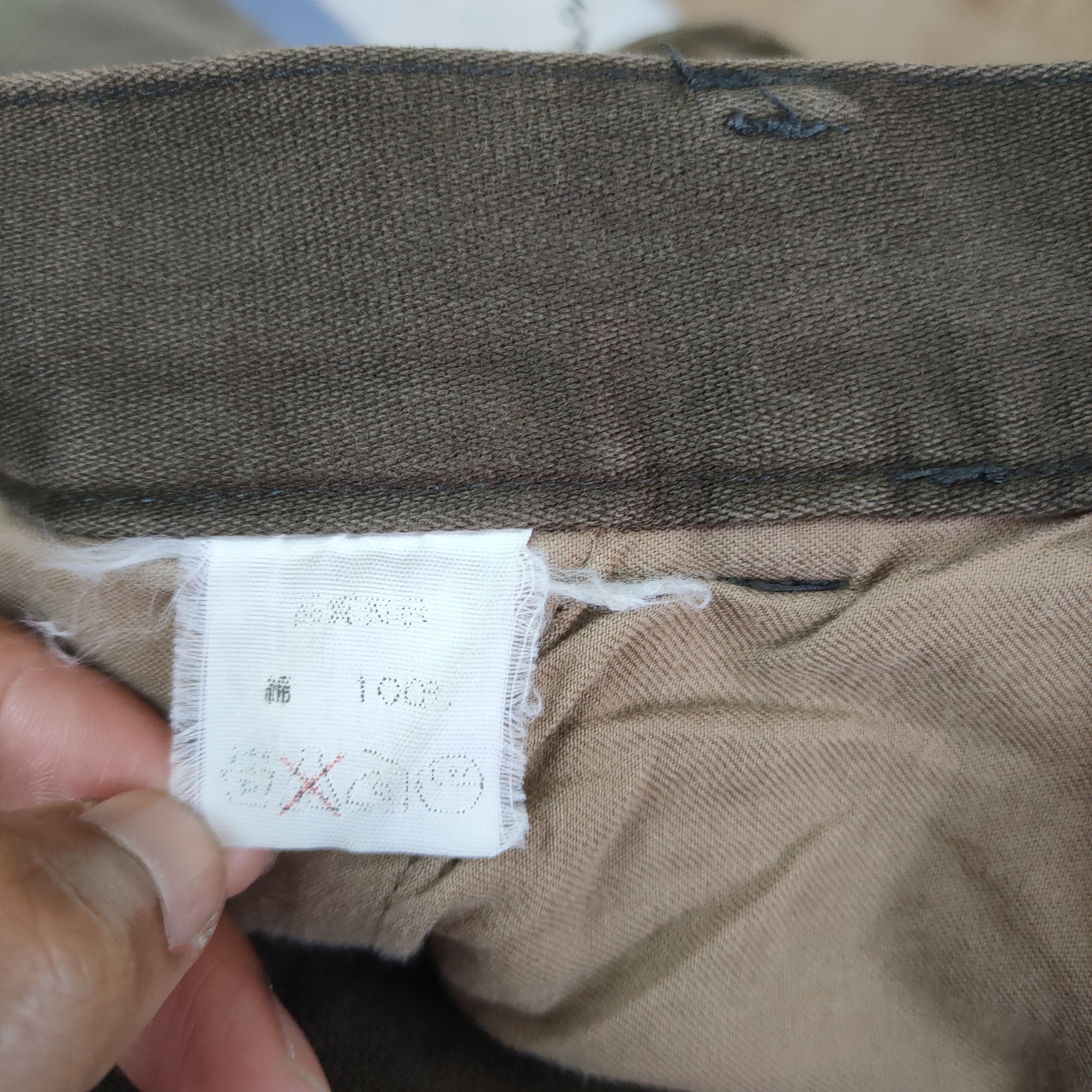 Japanese Brand VINTAGE COMMUNITY FADED BROWN CARGO PANTS/ DOUBLE KNEE Size US 32 / EU 48 - 15 Thumbnail