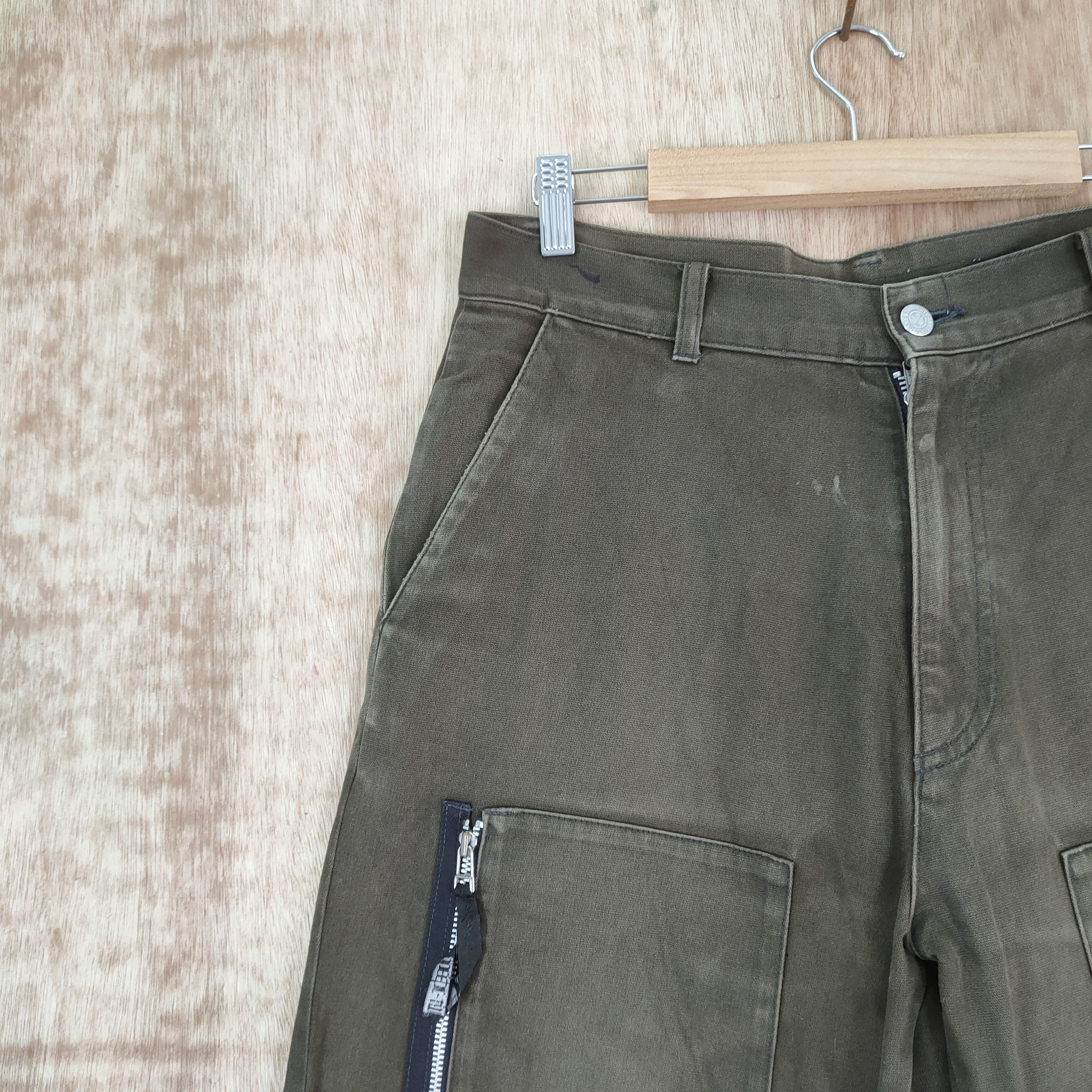 Japanese Brand VINTAGE COMMUNITY FADED BROWN CARGO PANTS/ DOUBLE KNEE Size US 32 / EU 48 - 9 Thumbnail