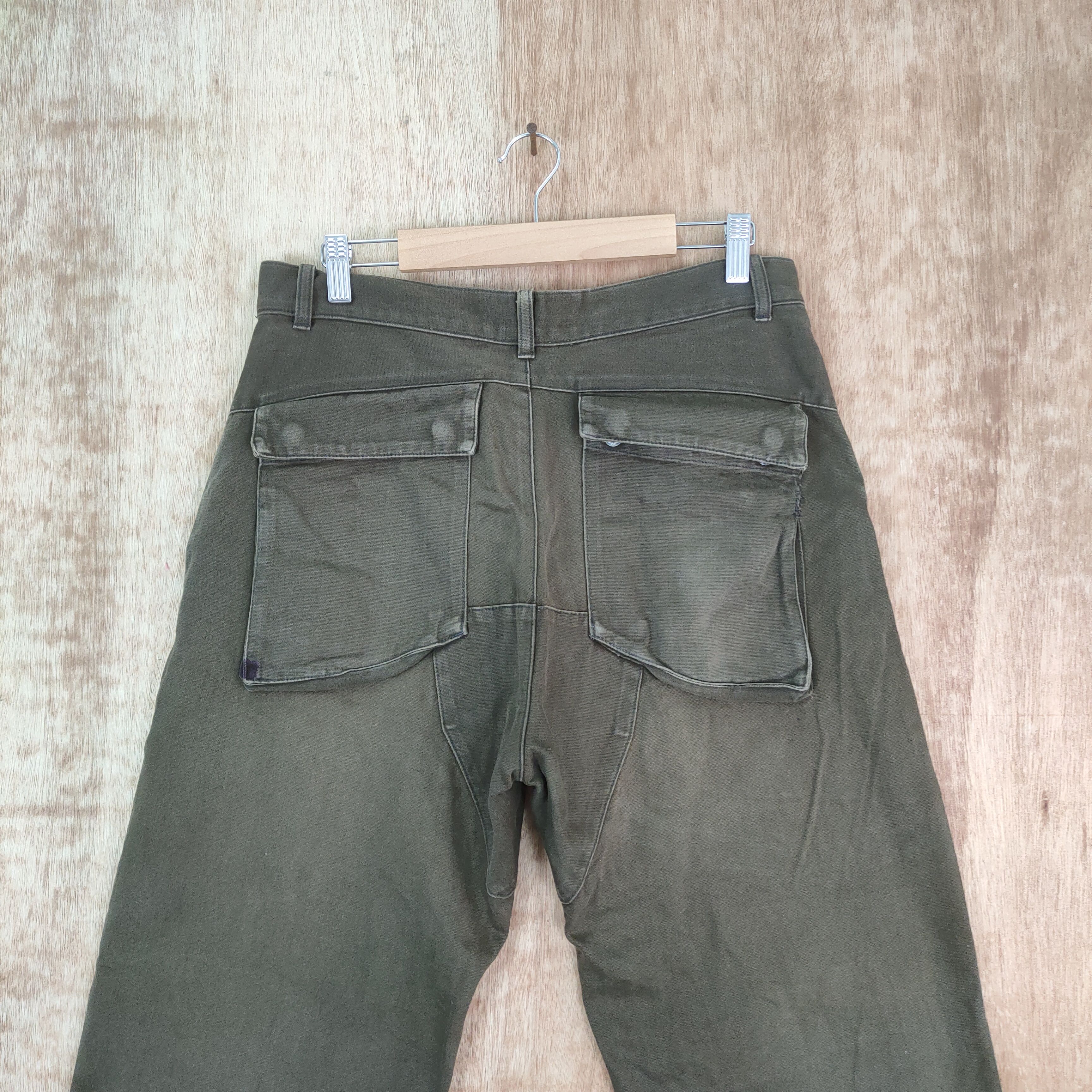Japanese Brand VINTAGE COMMUNITY FADED BROWN CARGO PANTS/ DOUBLE KNEE Size US 32 / EU 48 - 6 Thumbnail