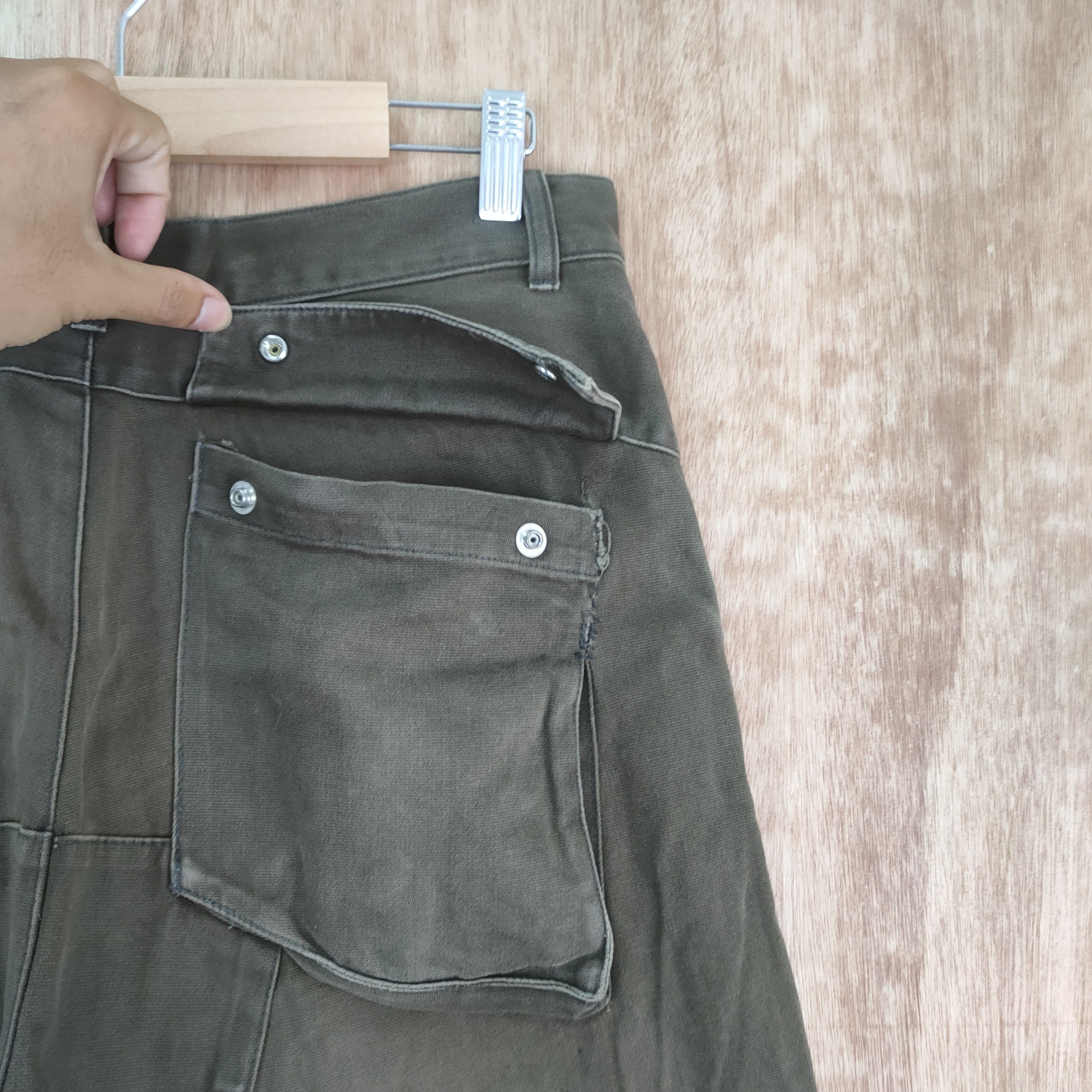 Japanese Brand VINTAGE COMMUNITY FADED BROWN CARGO PANTS/ DOUBLE KNEE Size US 32 / EU 48 - 8 Thumbnail