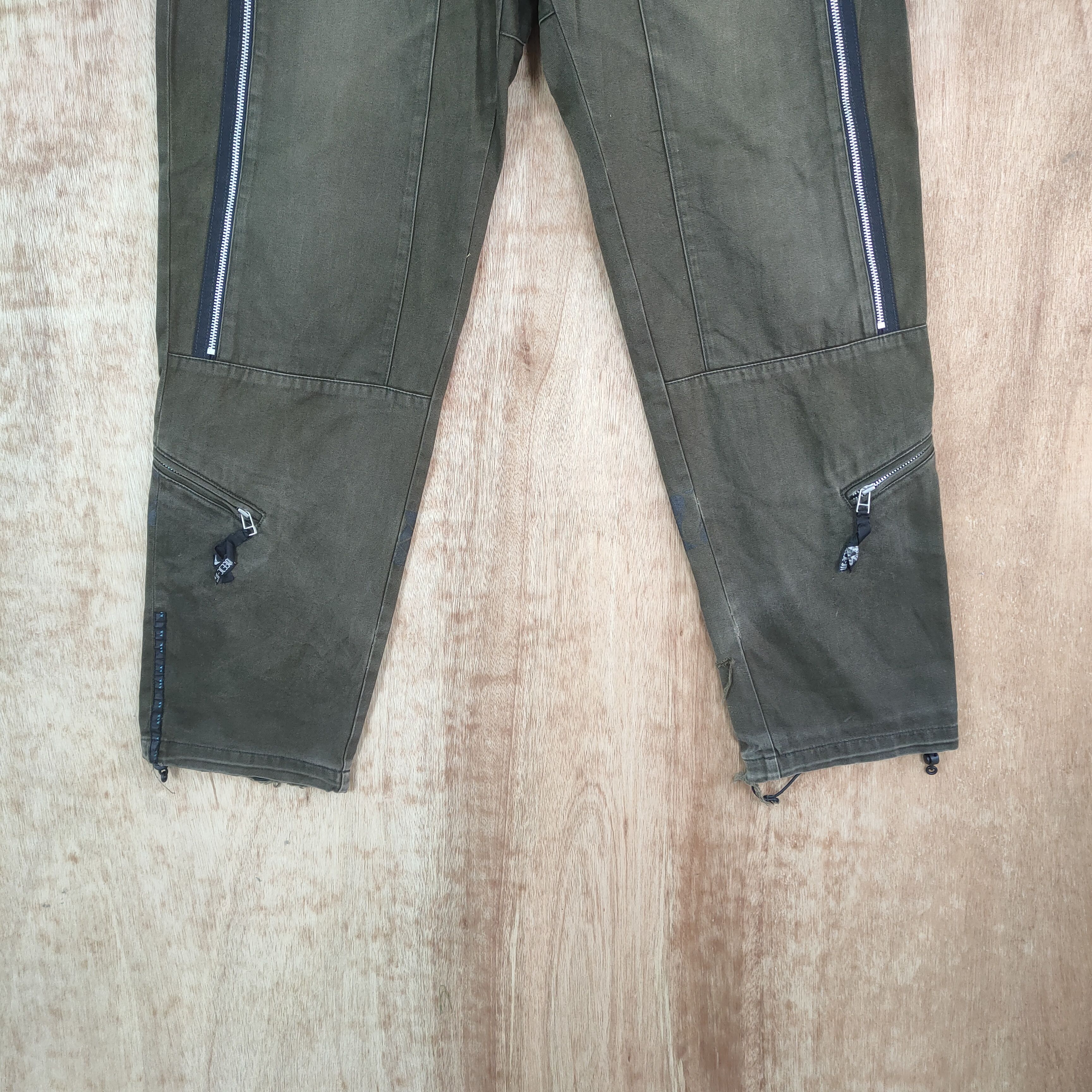 Japanese Brand VINTAGE COMMUNITY FADED BROWN CARGO PANTS/ DOUBLE KNEE Size US 32 / EU 48 - 3 Thumbnail