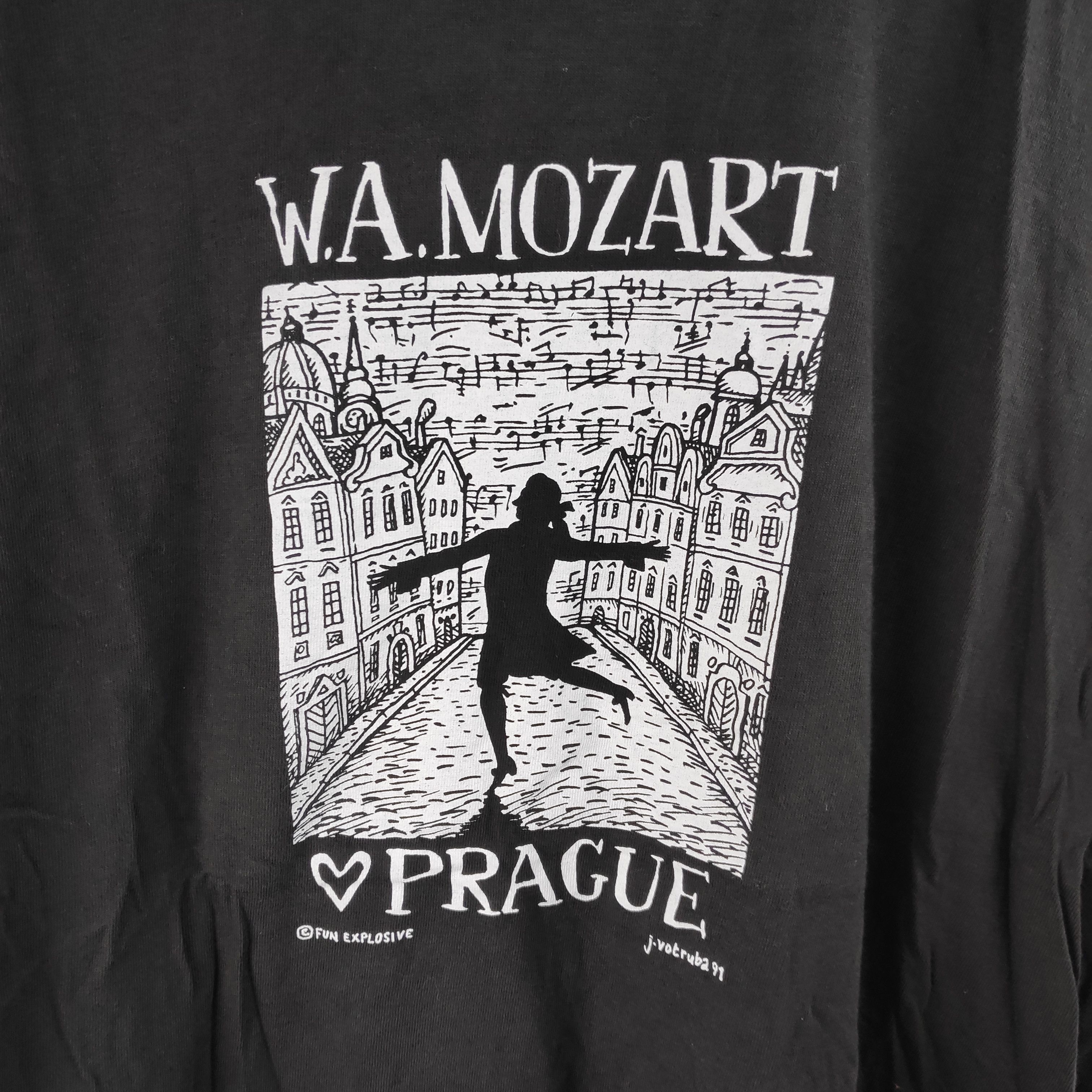 Vintage Vtg W.A.Mozart Pop Art Tee Size US M / EU 48-50 / 2 - 2 Thumbnail
