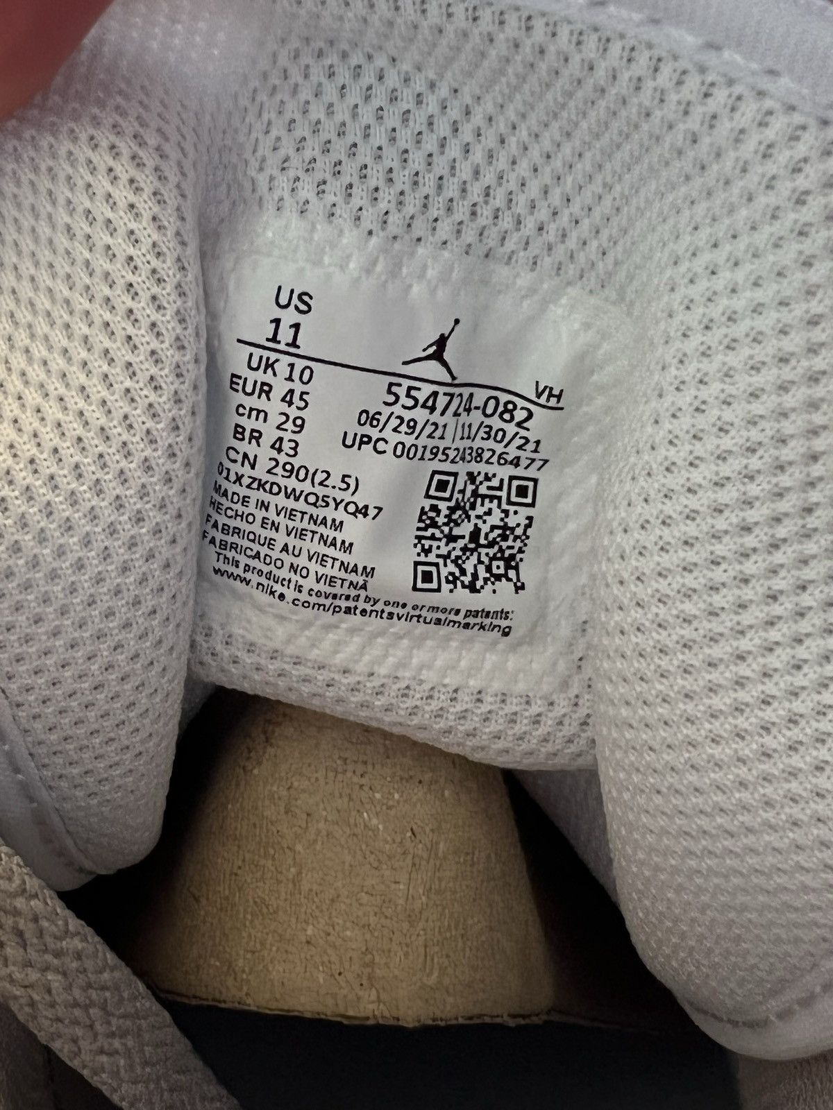 Jordan Brand × Nike Jordan 1 Mid ‘College Grey’ Size US 11 / EU 44 - 8 Thumbnail