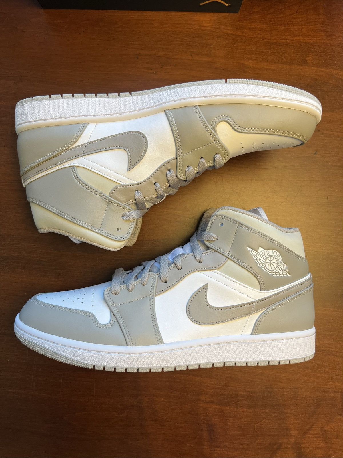 Jordan Brand × Nike Jordan 1 Mid ‘College Grey’ Size US 11 / EU 44 - 2 Thumbnail