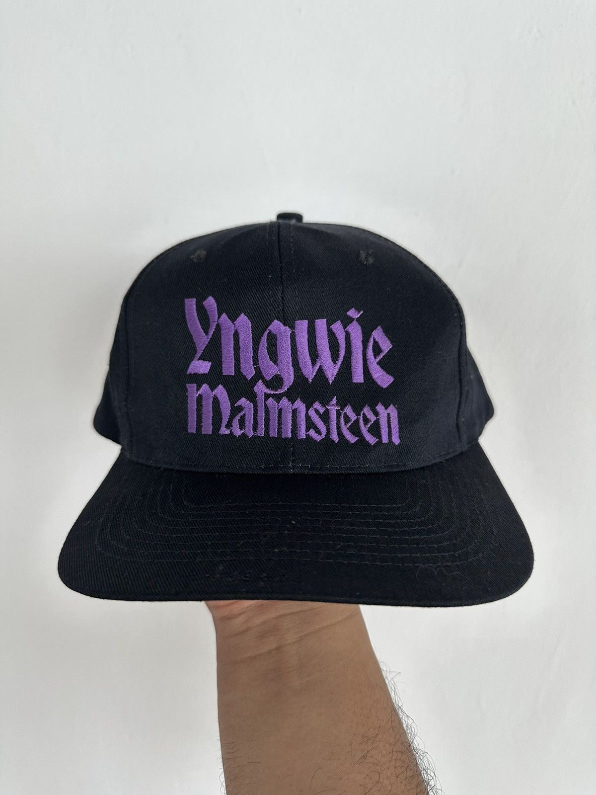 Band Tees 90’s Malmsteen Embroid Classic Snapback Size ONE SIZE - 2 Thumbnail