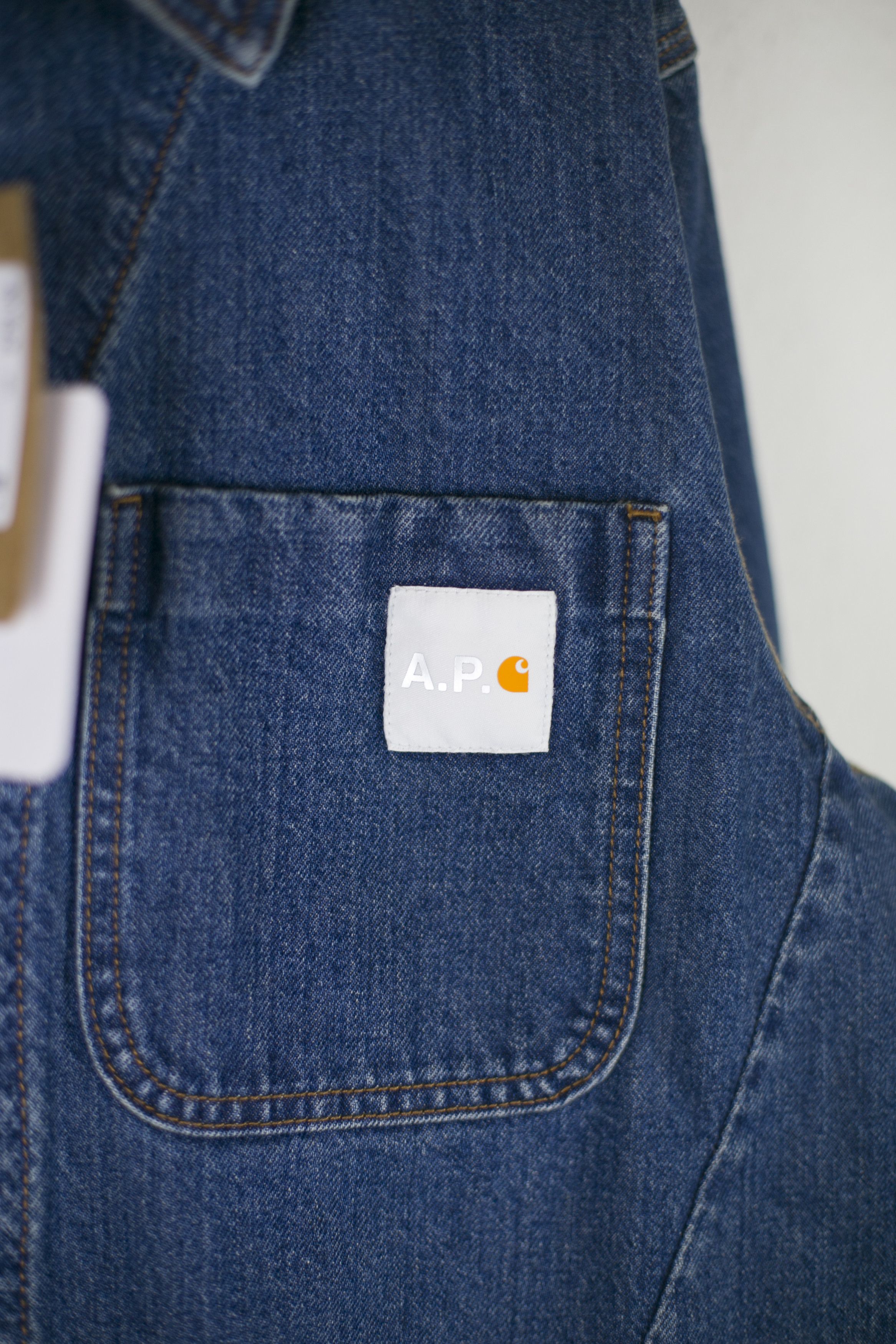 A.P.C×Carhartt WIP VESTE TALK Apc Carhartt Talk Jacket X Carhartt Men's Overshirt Indigo