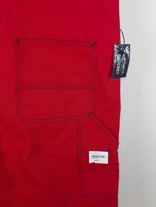 Carhartt bibs lined red - Gem