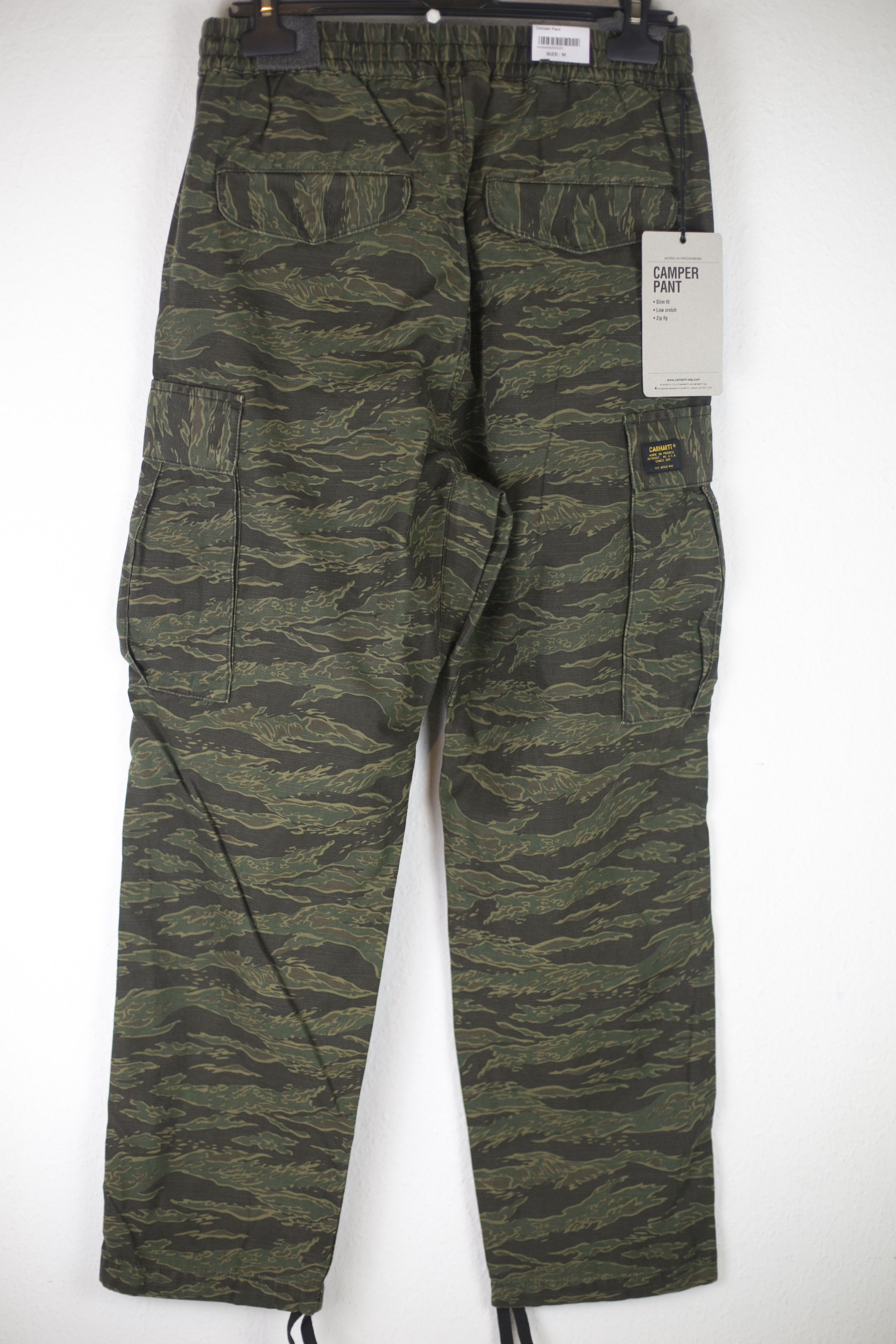 Carhartt Wip NWT Carhartt WIP Camper Pant Slim Camo Tiger Size M Size US 32 / EU 48 - 1 Thumbnail