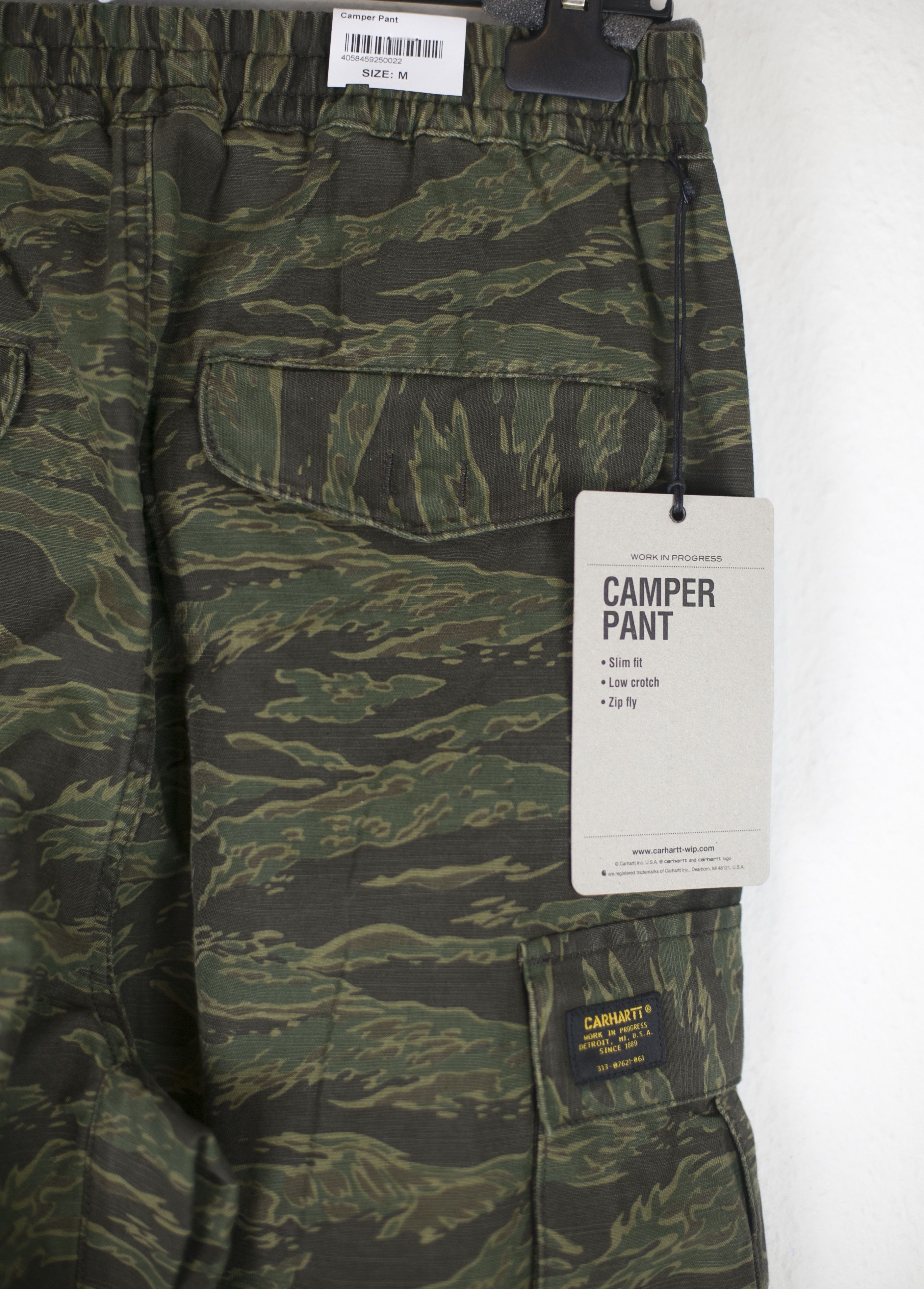 Carhartt Wip NWT Carhartt WIP Camper Pant Slim Camo Tiger Size M Size US 32 / EU 48 - 2 Thumbnail