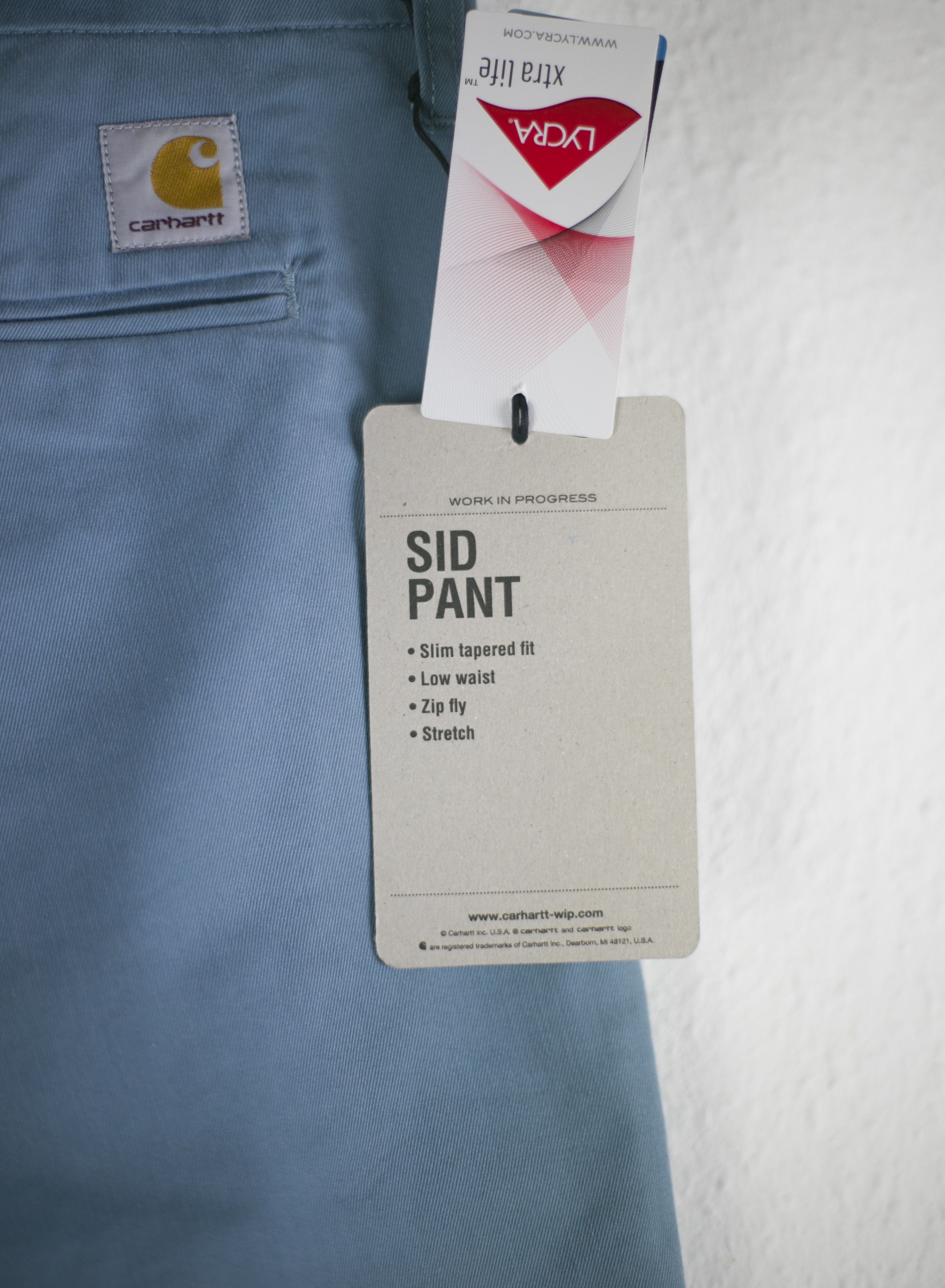 Carhartt Wip NWT Carhartt WIP SID PANT Lamar Dusty Blue W36 L34 Size US 36 / EU 52 - 5 Thumbnail