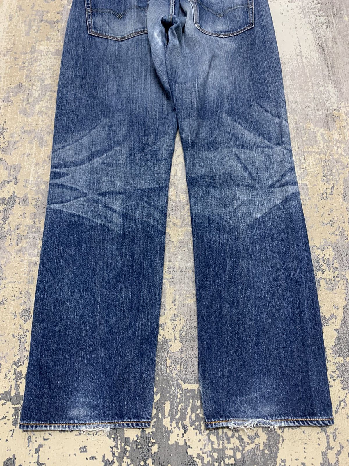 Levi's Vintage Levis 503 Jeans Distressed Denim Jeans 33x31.5 Size US 33 - 13 Thumbnail
