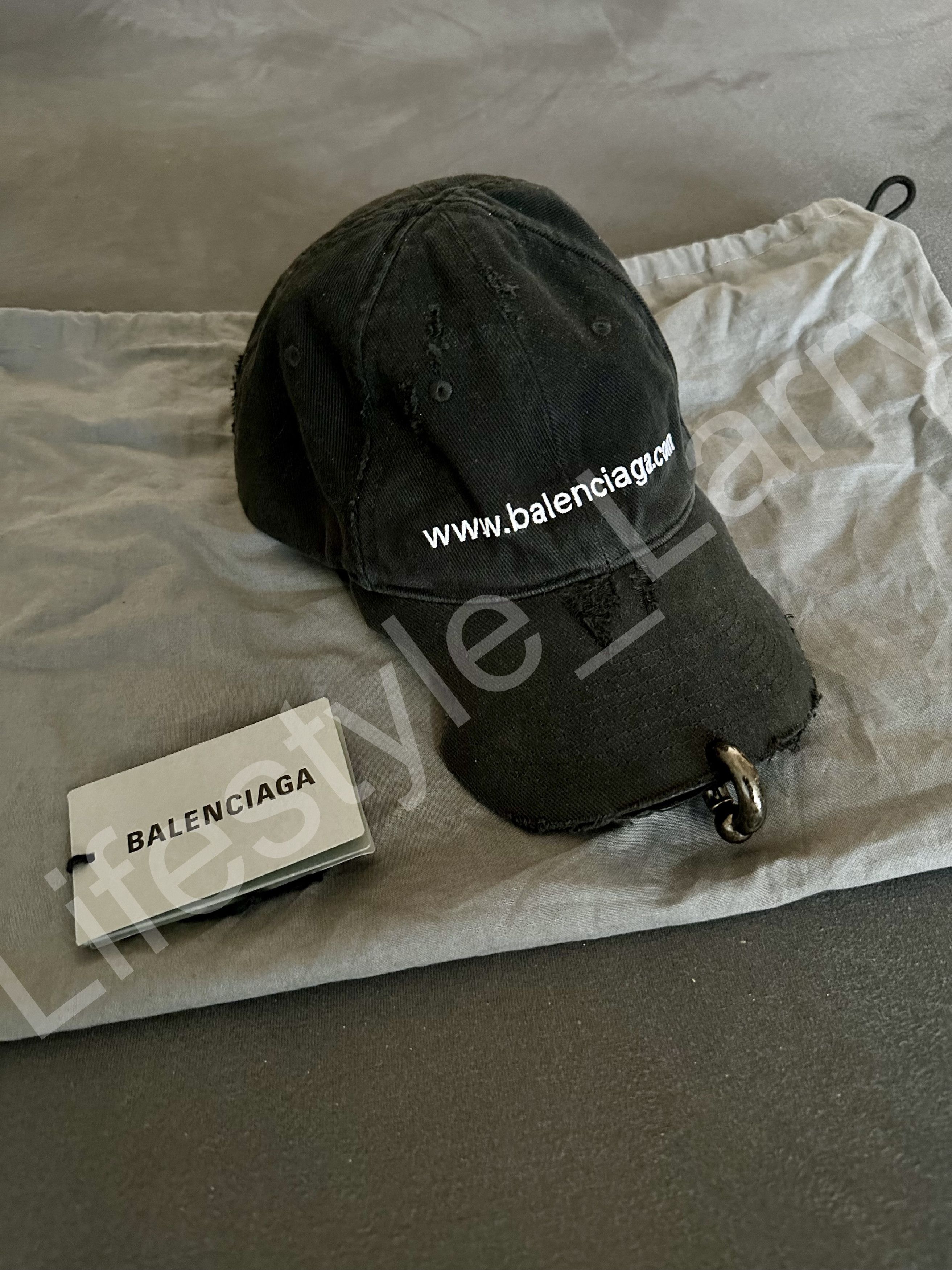 Balenciaga Balenciaga Heavy Front Piercing Cap BAL.COM Hat