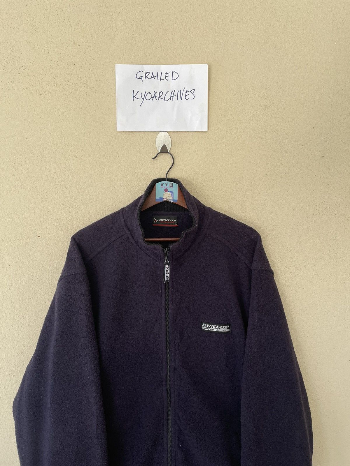 Dunlop × Vintage VINTAGE DUNLOP MOTOSPORTS RIDER BLUE JACKET Size US L / EU 52-54 / 3 - 3 Thumbnail