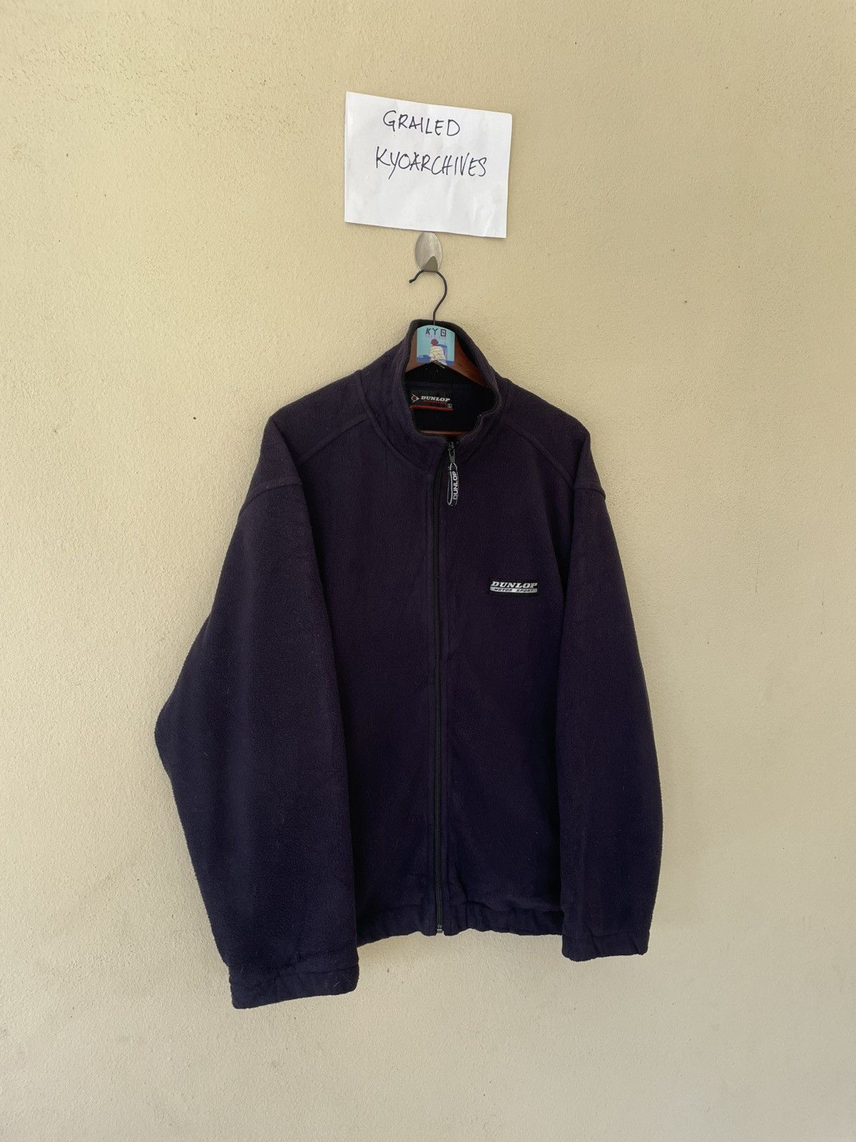 Dunlop × Vintage VINTAGE DUNLOP MOTOSPORTS RIDER BLUE JACKET Size US L / EU 52-54 / 3 - 2 Thumbnail