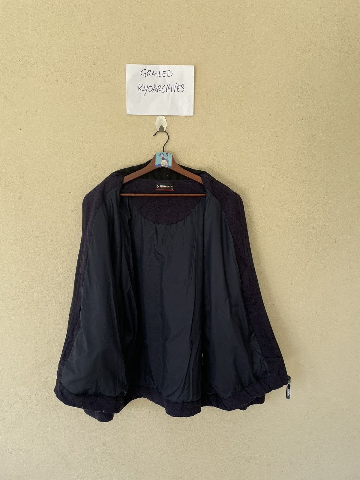 Dunlop × Vintage VINTAGE DUNLOP MOTOSPORTS RIDER BLUE JACKET Size US L / EU 52-54 / 3 - 5 Thumbnail