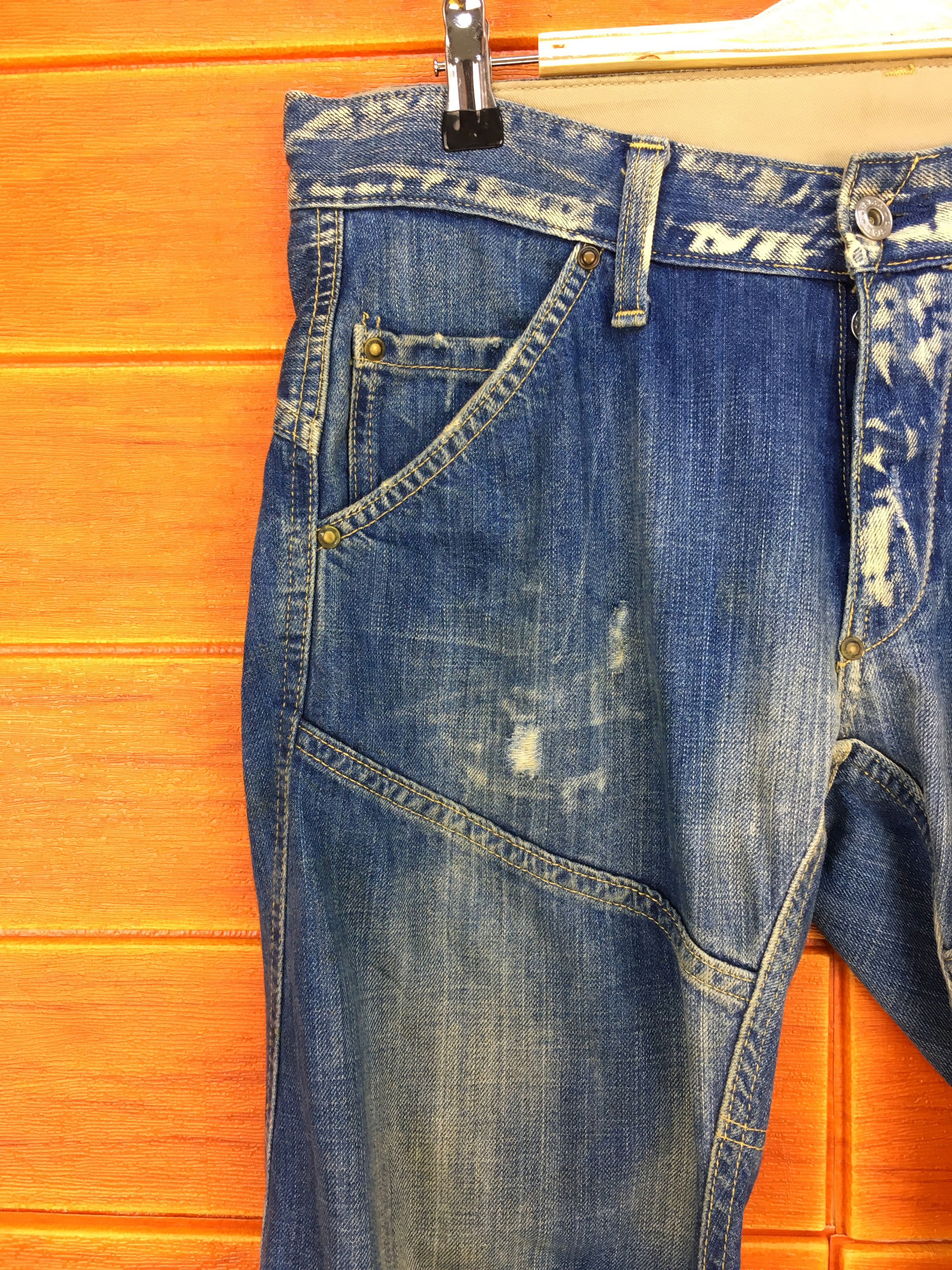 G-Star Vintage Y2k G-STAR Symmetric Stone Wash Denim Jeans Size US 32 / EU 48 - 4 Thumbnail