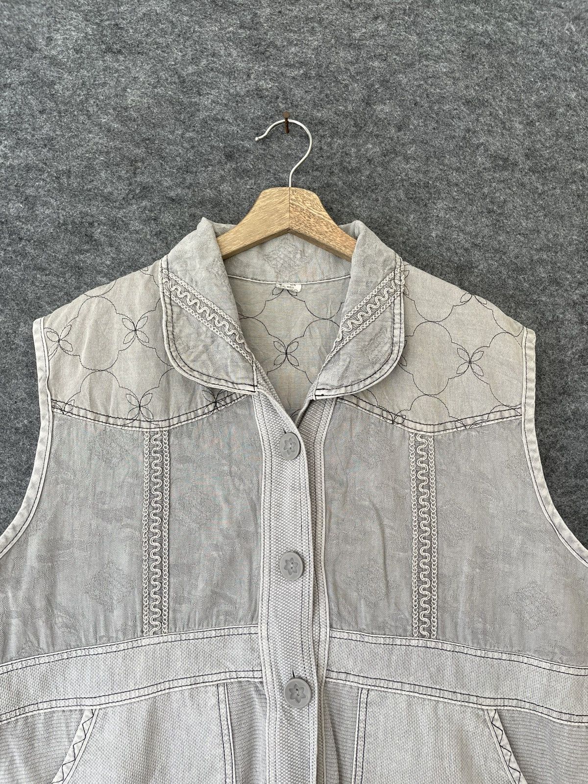 Japanese Brand × Vintage VINTAGE JAPANESE VEST Size US M / EU 48-50 / 2 - 2 Thumbnail