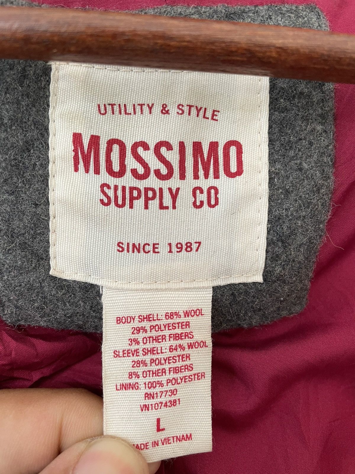 Mossimo MOSSIMO VARSITY JACKET FITS M Size US L / EU 52-54 / 3 - 9 Thumbnail