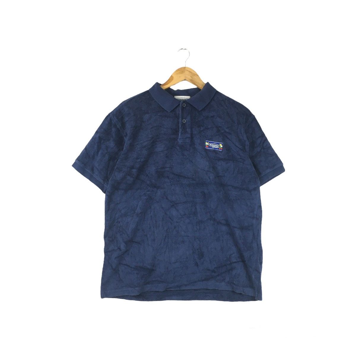 Missoni Vintage 90s Missoni Sport Polo Shirt Size US M / EU 48-50 / 2 - 1 Thumbnail