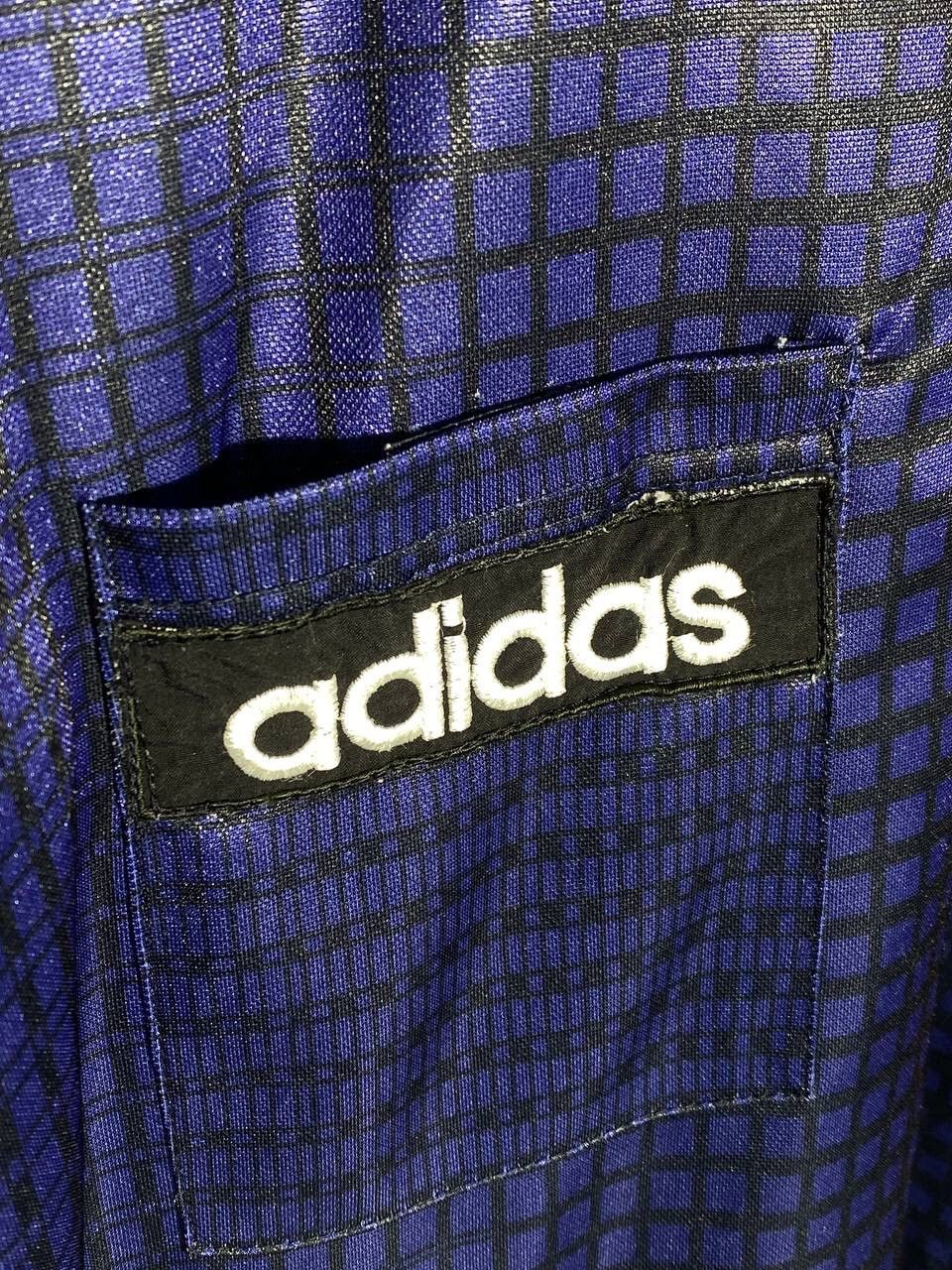 Adidas 90s Vintage Adidas Template Check Goalkeeper Collared Jersey Size US M / EU 48-50 / 2 - 3 Thumbnail