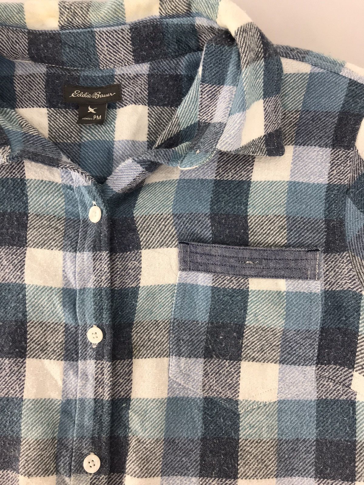 Flannel × Vintage Eddie Bauer Flannel Button Up Shirt Tee Single Pocket Size US M / EU 48-50 / 2 - 3 Thumbnail