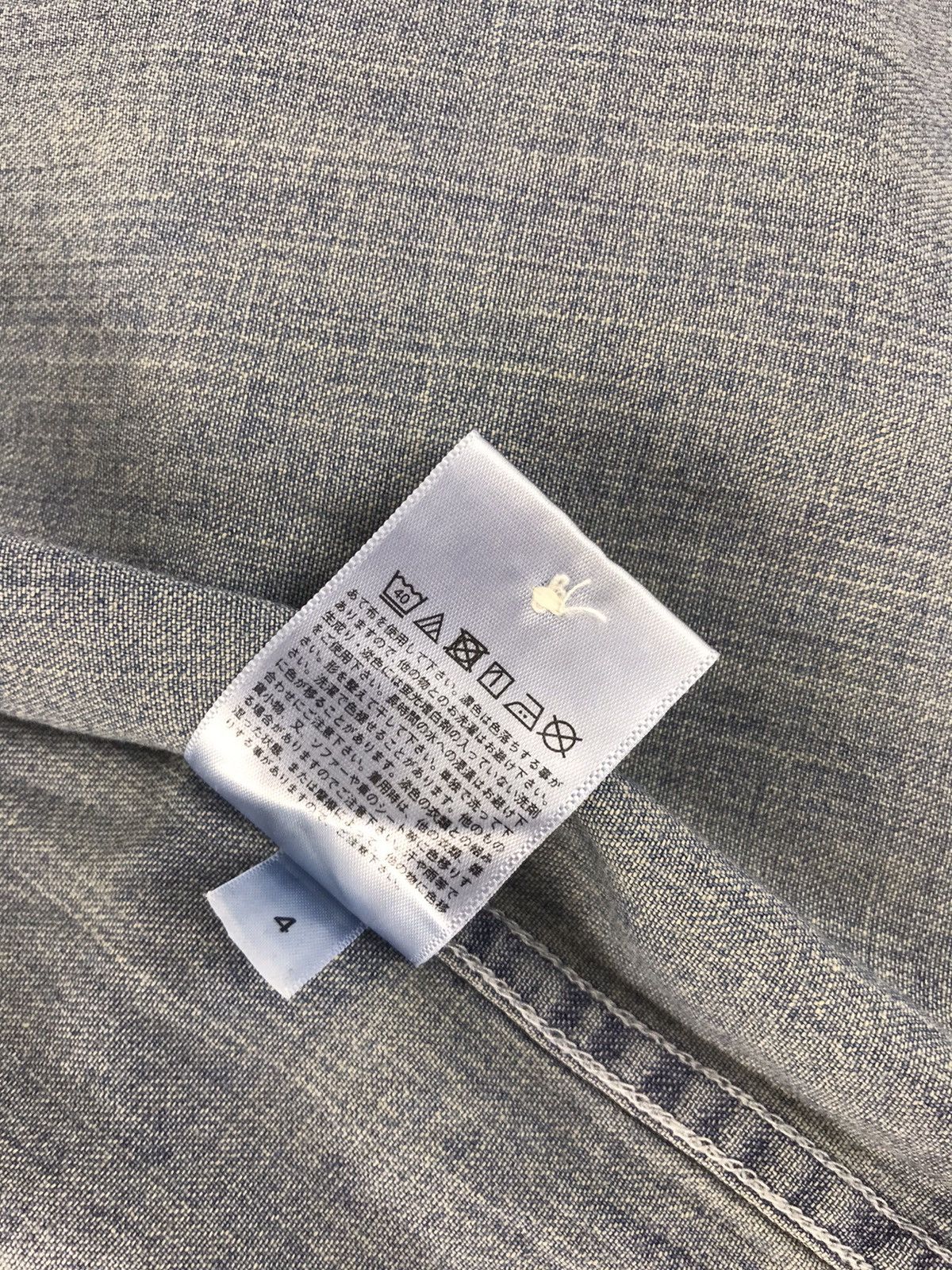 Japanese Brand Indigo Denim Button Up Down Shirt Tee Double Pocket K226j Size US L / EU 52-54 / 3 - 8 Thumbnail