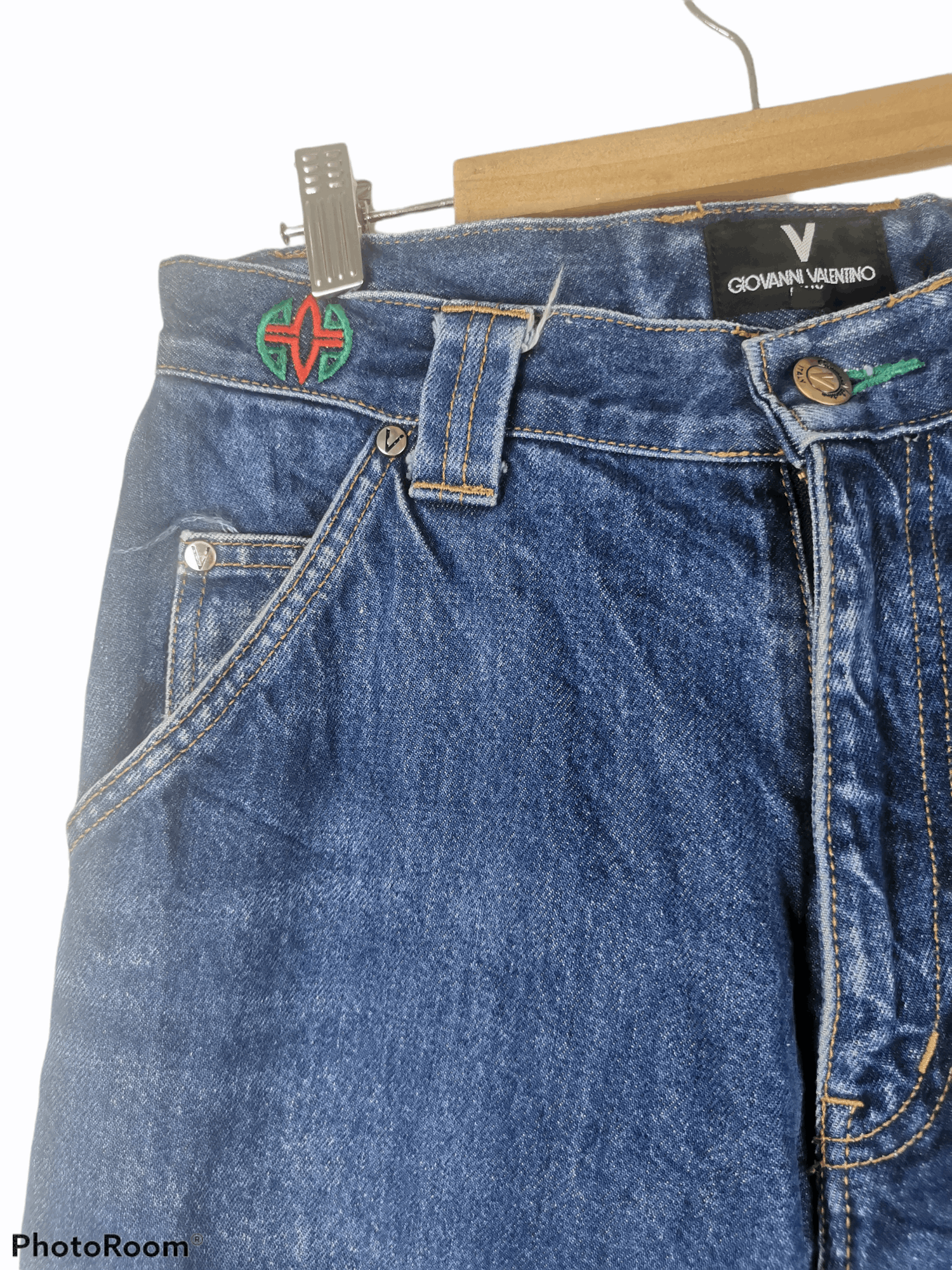 Giovanni Valentino × Vintage 💥Classico Legacy💥 Vintage Giovanni Valentino Denim Jeans Size US 29 - 8 Thumbnail
