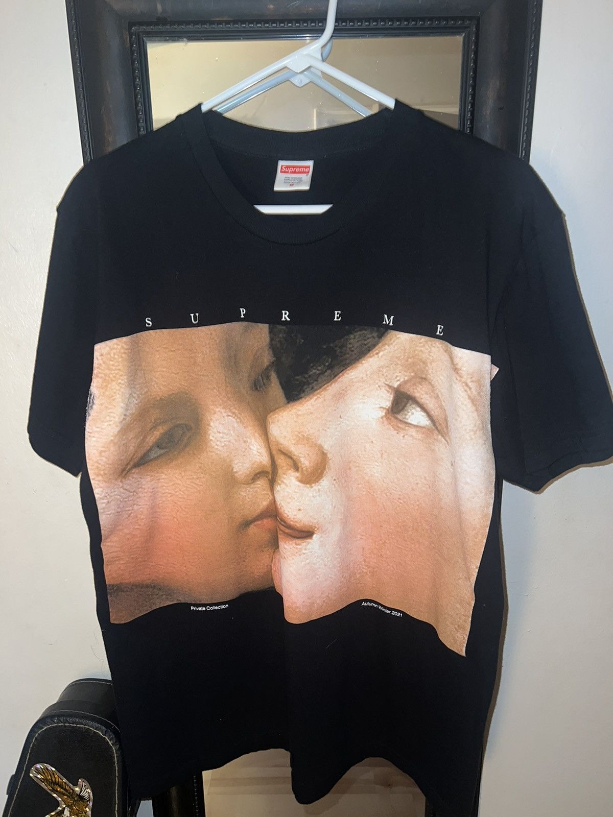 image of Supreme “Venus” Black Tee, Men's (Size Medium)