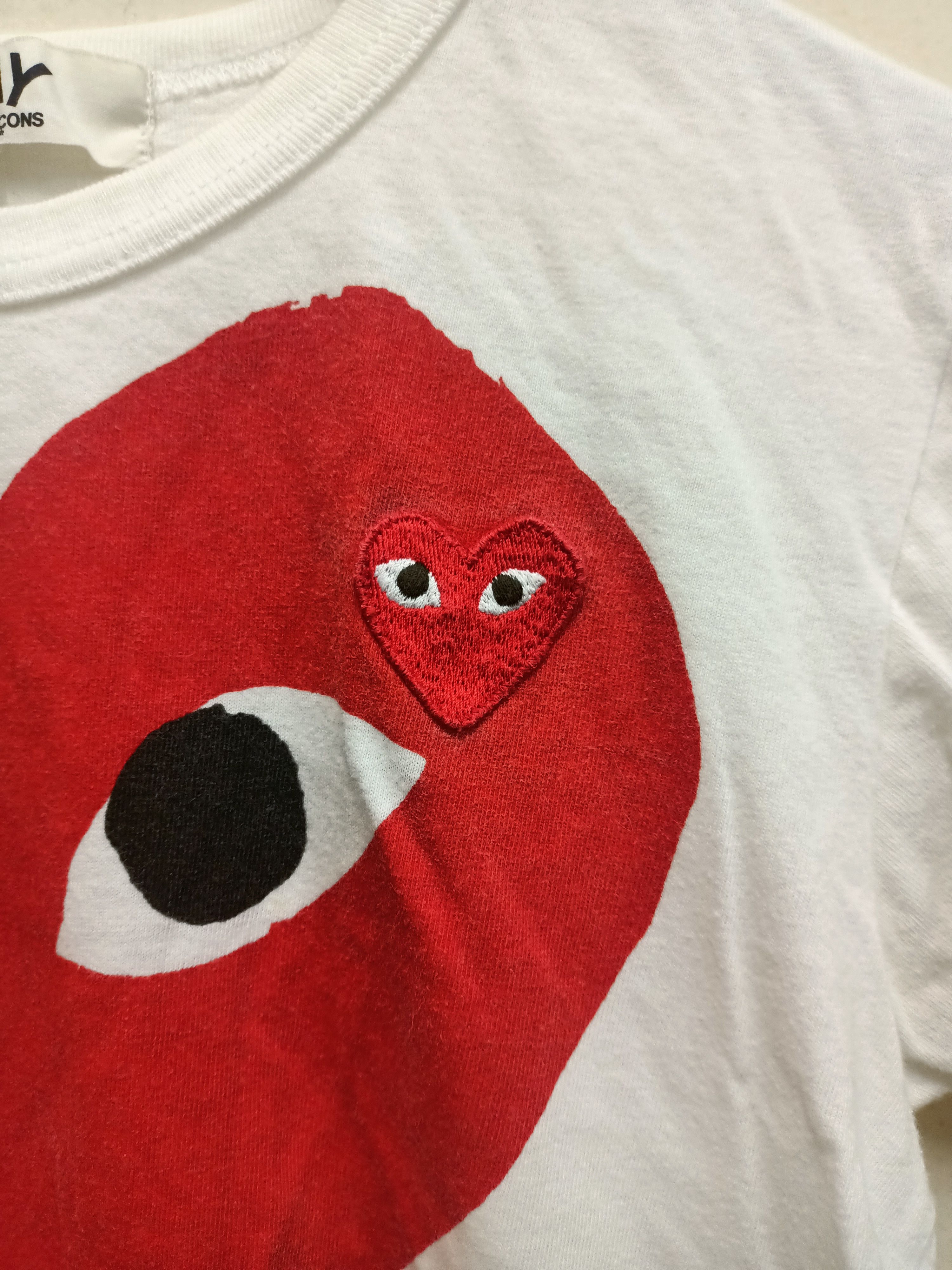CDG by Comme des Garcons Play Comme des Garcons t-shirt Size S / US 4 / IT 40 - 4 Thumbnail