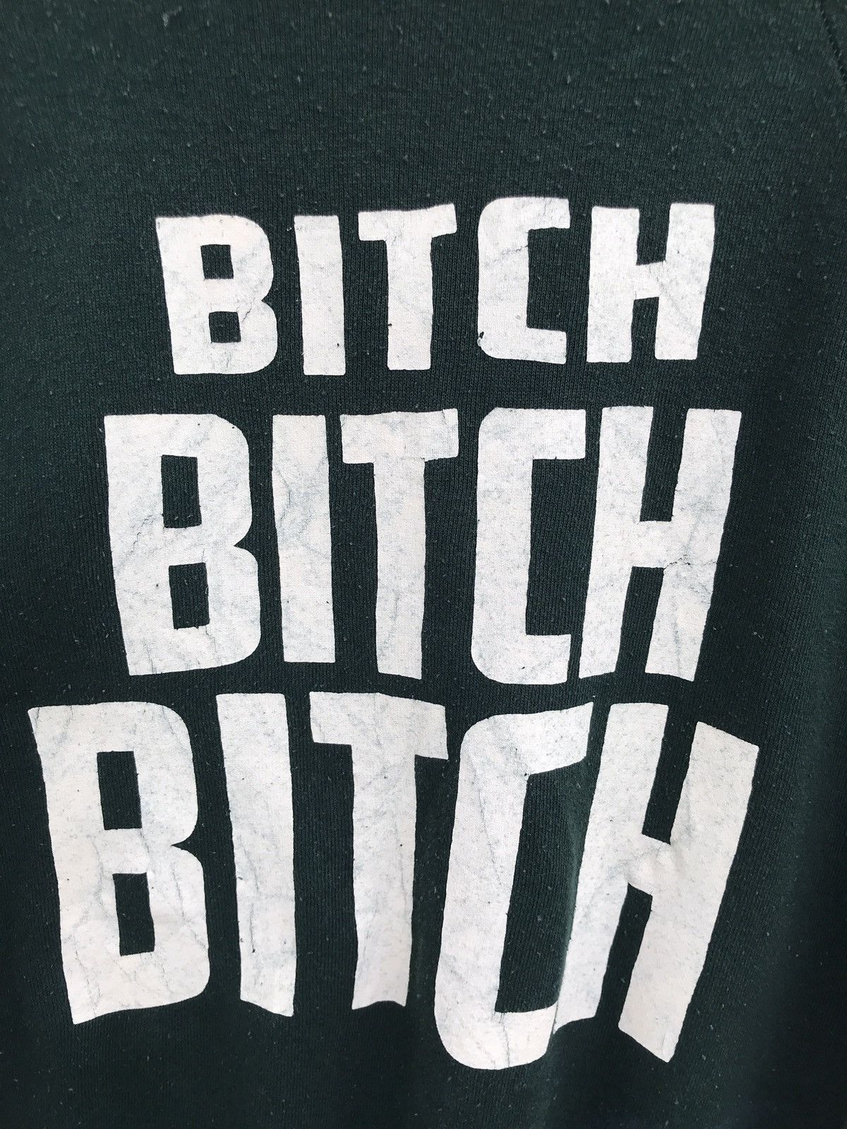 Fruit Of The Loom × Vintage Vintage 80/90s Bitch Sweatshirt Size US S / EU 44-46 / 1 - 3 Thumbnail