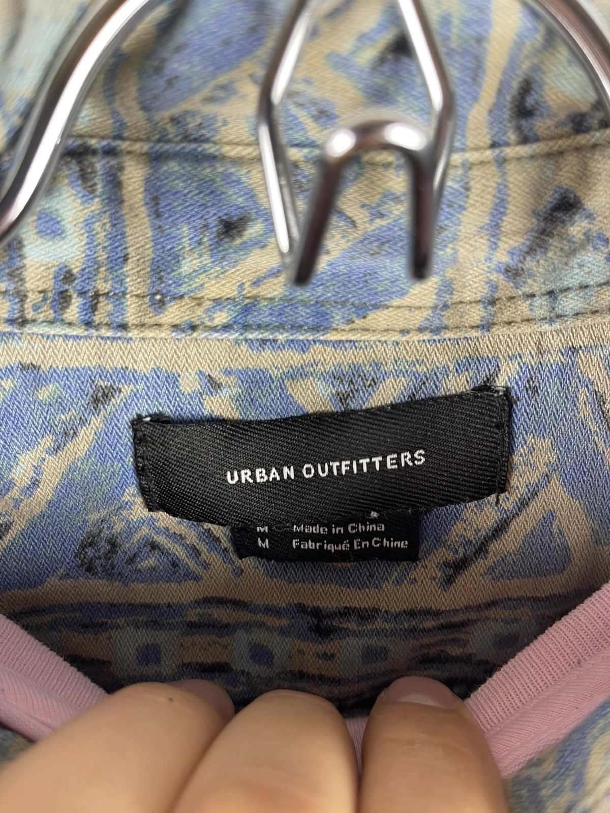 Urban Outfitters × Vintage Urban outfitters vintage geometrical pattern flannel shirt Size US M / EU 48-50 / 2 - 11 Thumbnail