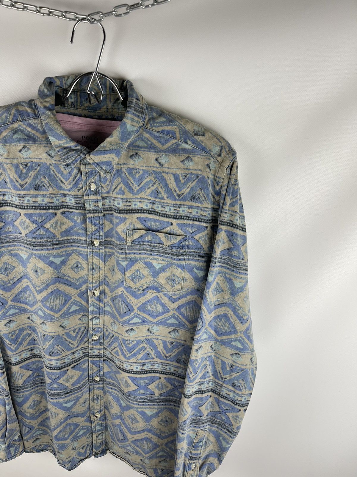Urban Outfitters × Vintage Urban outfitters vintage geometrical pattern flannel shirt Size US M / EU 48-50 / 2 - 10 Thumbnail