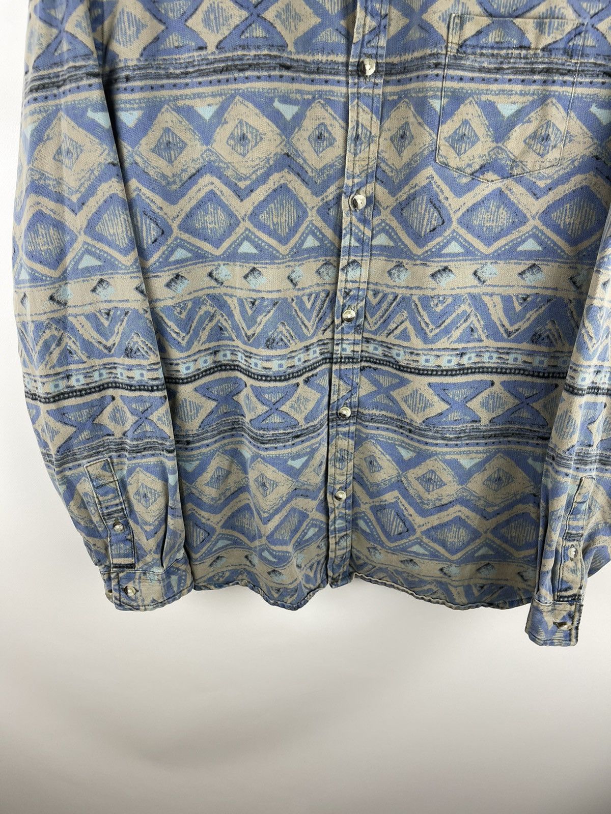 Urban Outfitters × Vintage Urban outfitters vintage geometrical pattern flannel shirt Size US M / EU 48-50 / 2 - 9 Thumbnail