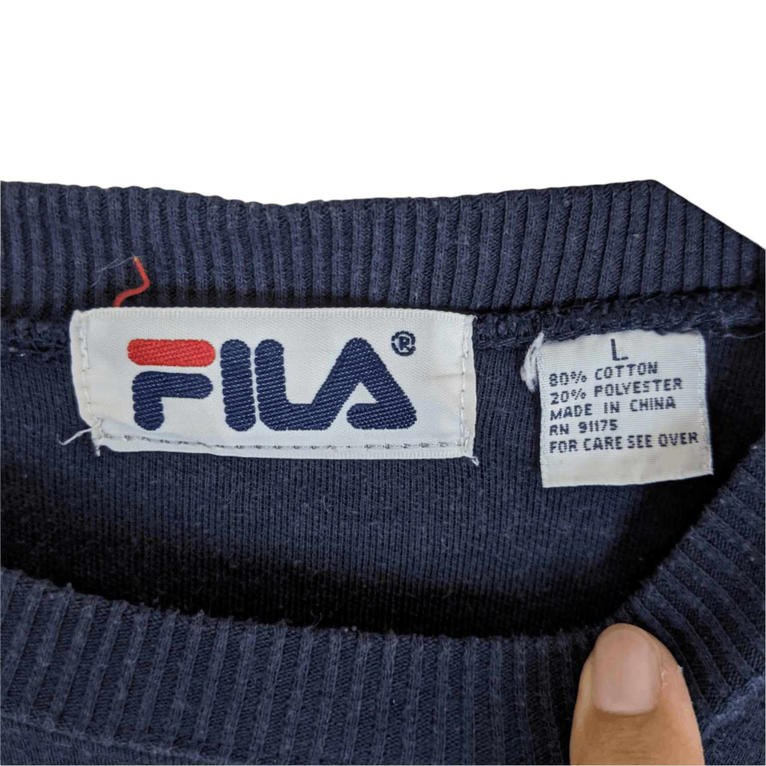 Fila Vintage 90's FILA Big Logo Spell Out Jumper Sweatshirt Size US M / EU 48-50 / 2 - 7 Thumbnail