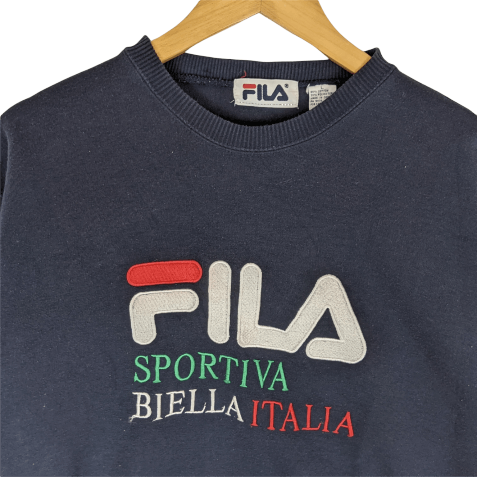 Fila Vintage 90's FILA Big Logo Spell Out Jumper Sweatshirt Size US M / EU 48-50 / 2 - 4 Thumbnail