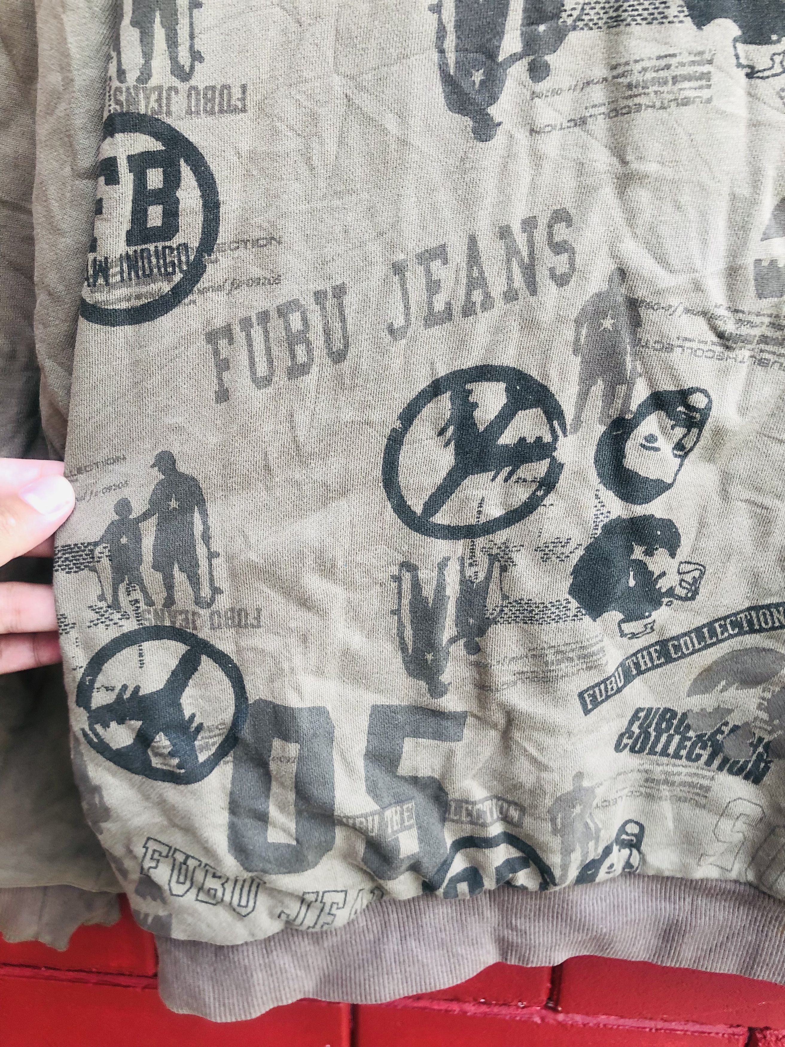 Fubu × Vintage Vintage Fubu Hip Hop Streetwear Designer Fashion Style Size US L / EU 52-54 / 3 - 13 Thumbnail