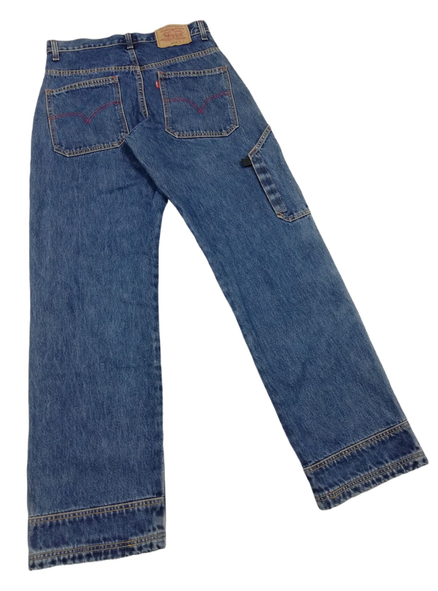 Levi's 🔥Levis Loose Straight Carpenter Cargo Denim Workwear Jeans Size US 30 / EU 46 - 16 Thumbnail