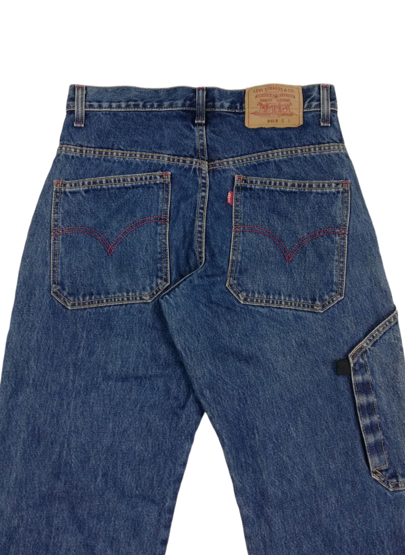 Levi's 🔥Levis Loose Straight Carpenter Cargo Denim Workwear Jeans Size US 30 / EU 46 - 20 Thumbnail
